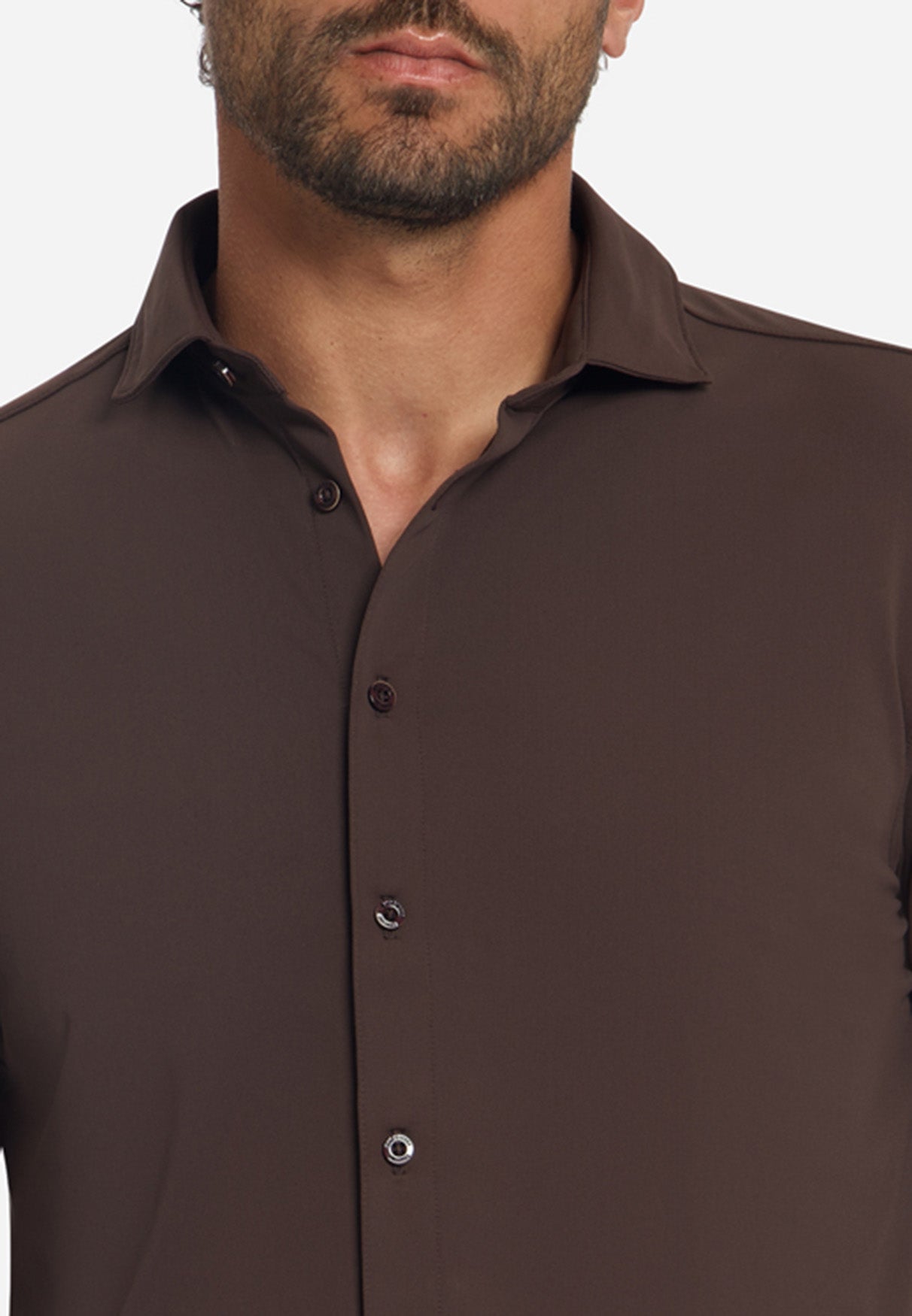 Sedoc Travel Shirt | Dark Brown