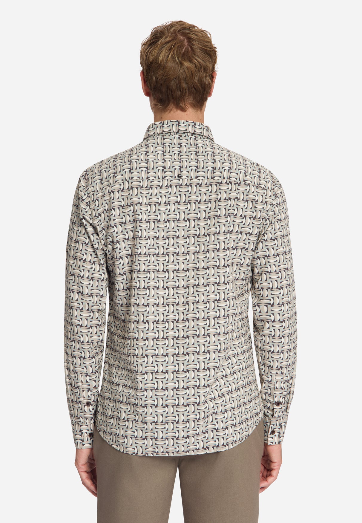 Hemd Mit Allover-Print | Stone