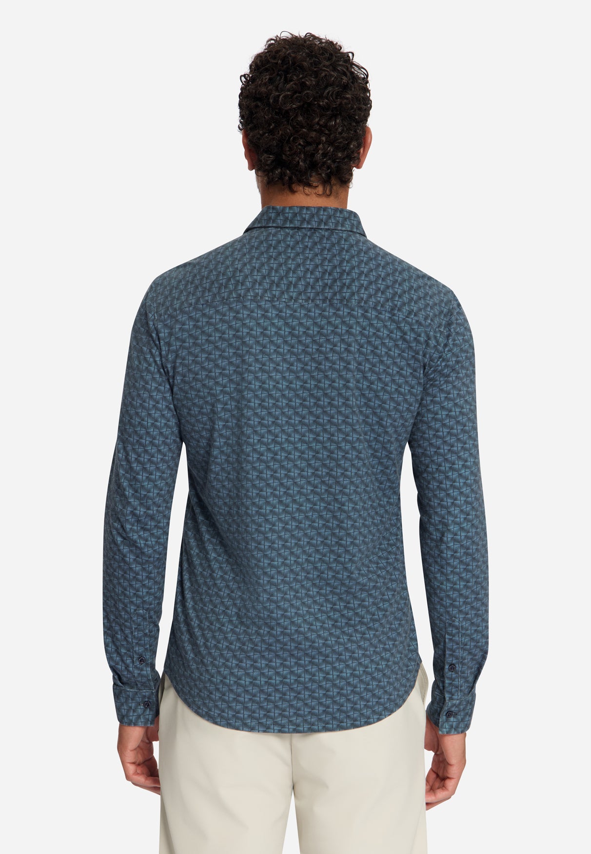 Jerseyhemd mit Print | Dark Night