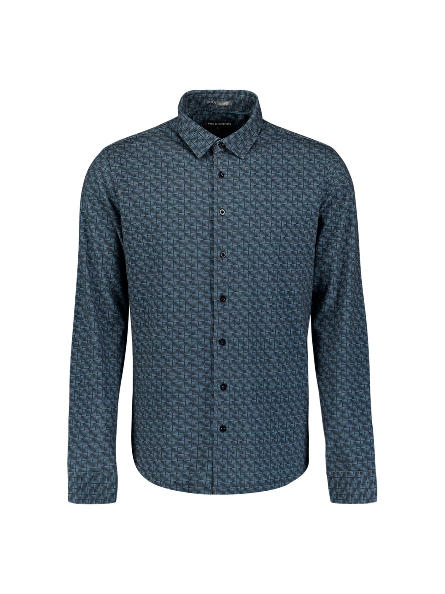 Jerseyhemd mit Print | Dark Night