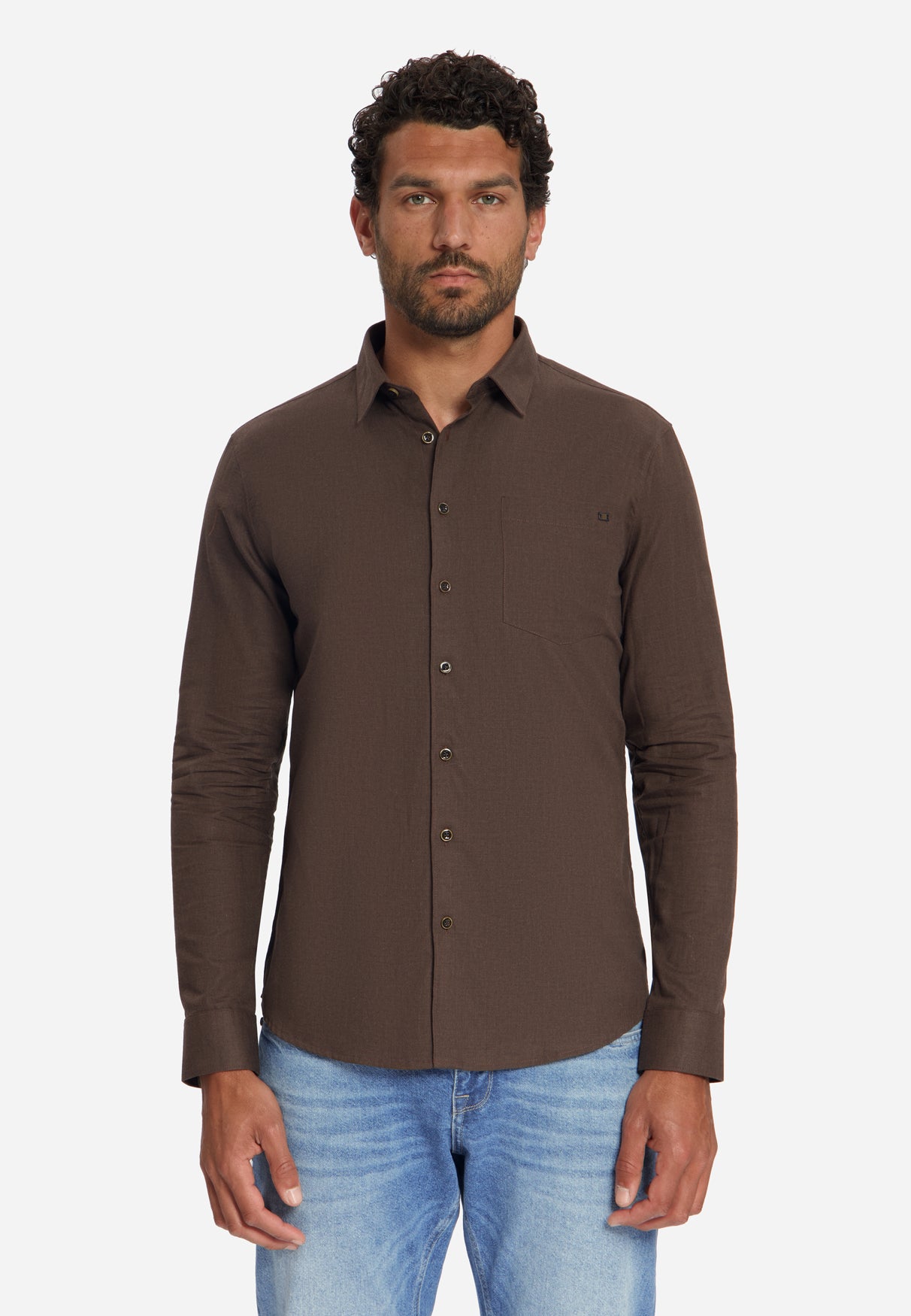 Flannel Shirt | Dark Brown