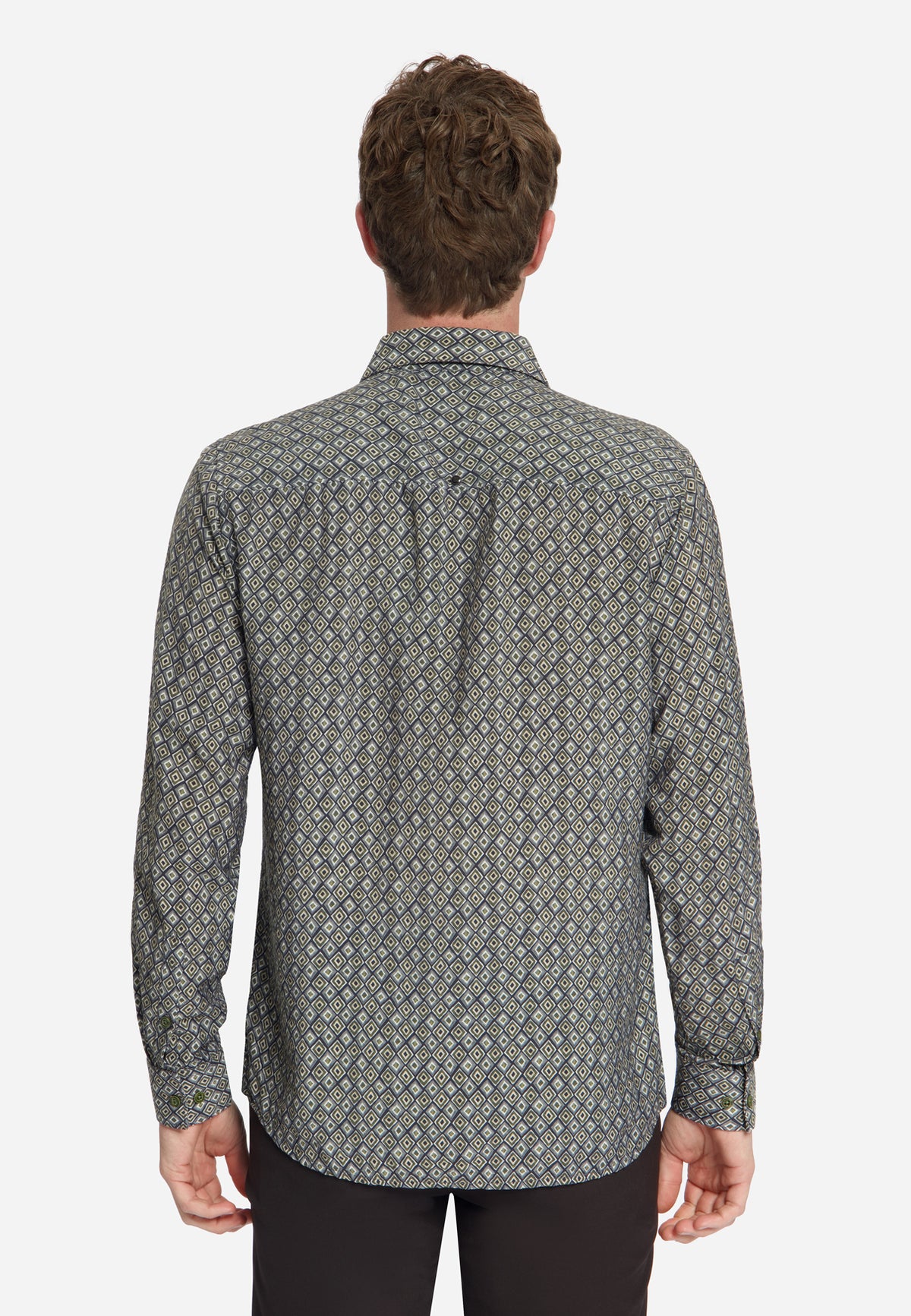 Hemd mit Allover-Print | Moss