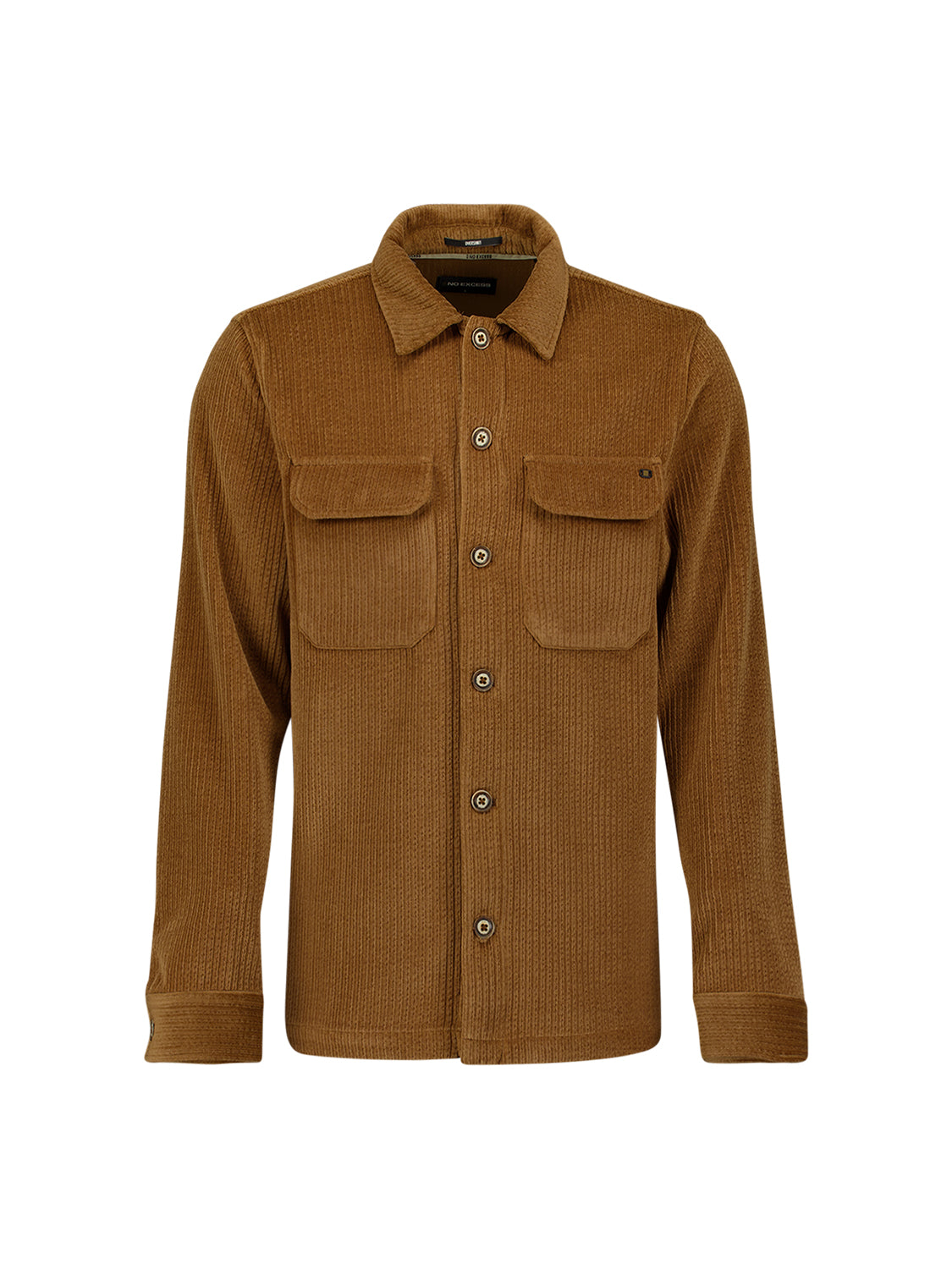 Stretch-Cord-Overshirt | Caramel
