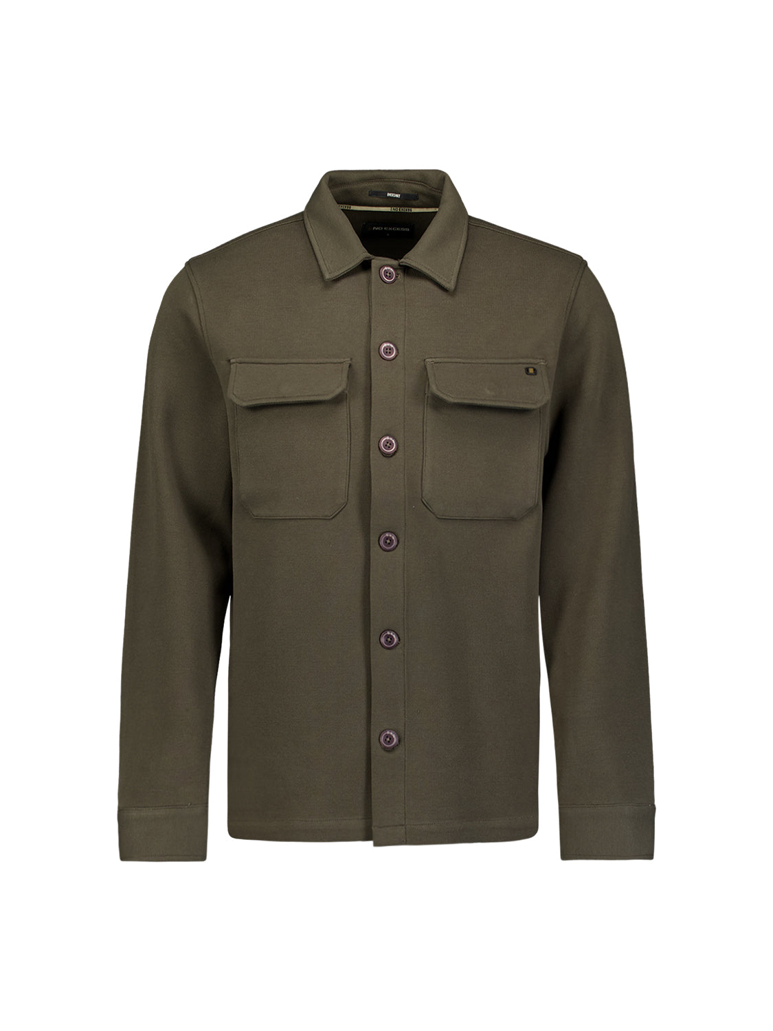 Piqué-Sweat-Overshirt | Army