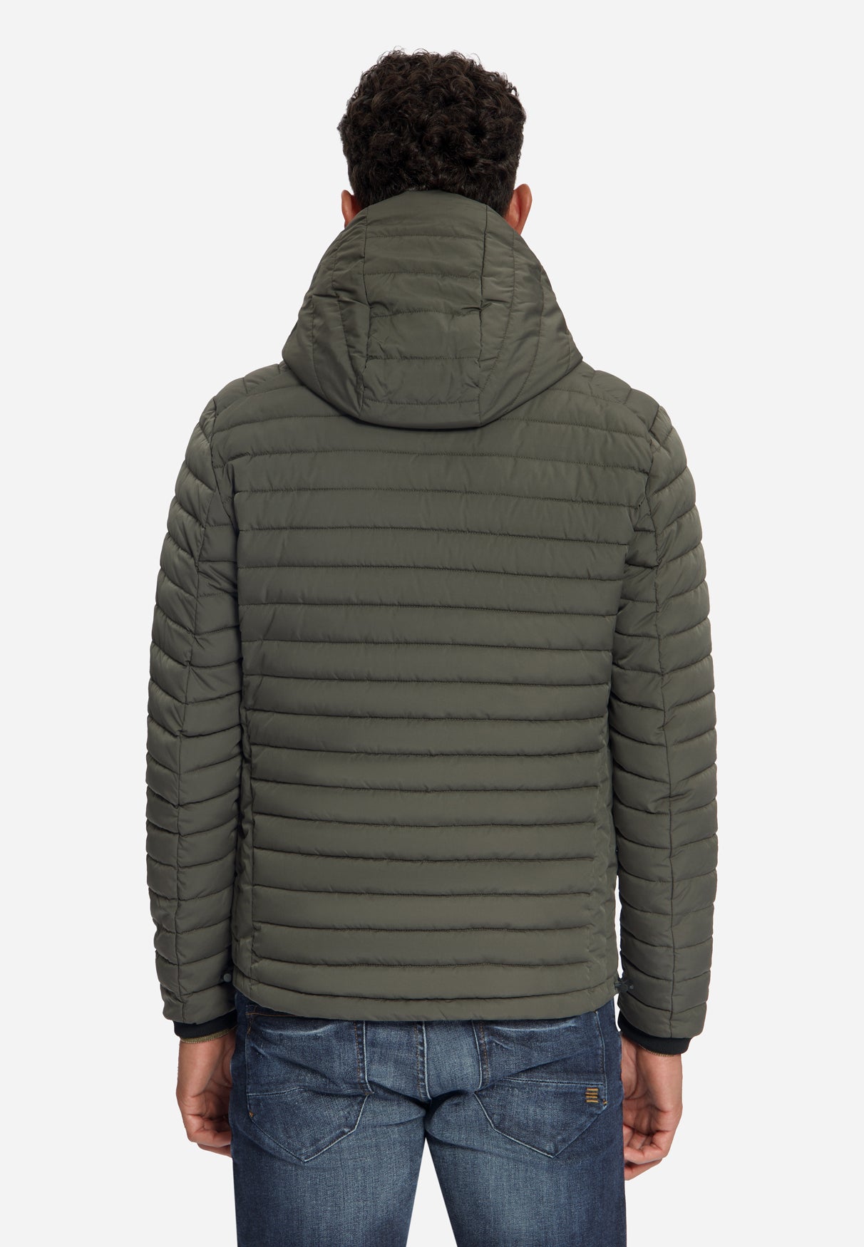Leicht Gepolsterte Jacke Mit Kapuze | Army