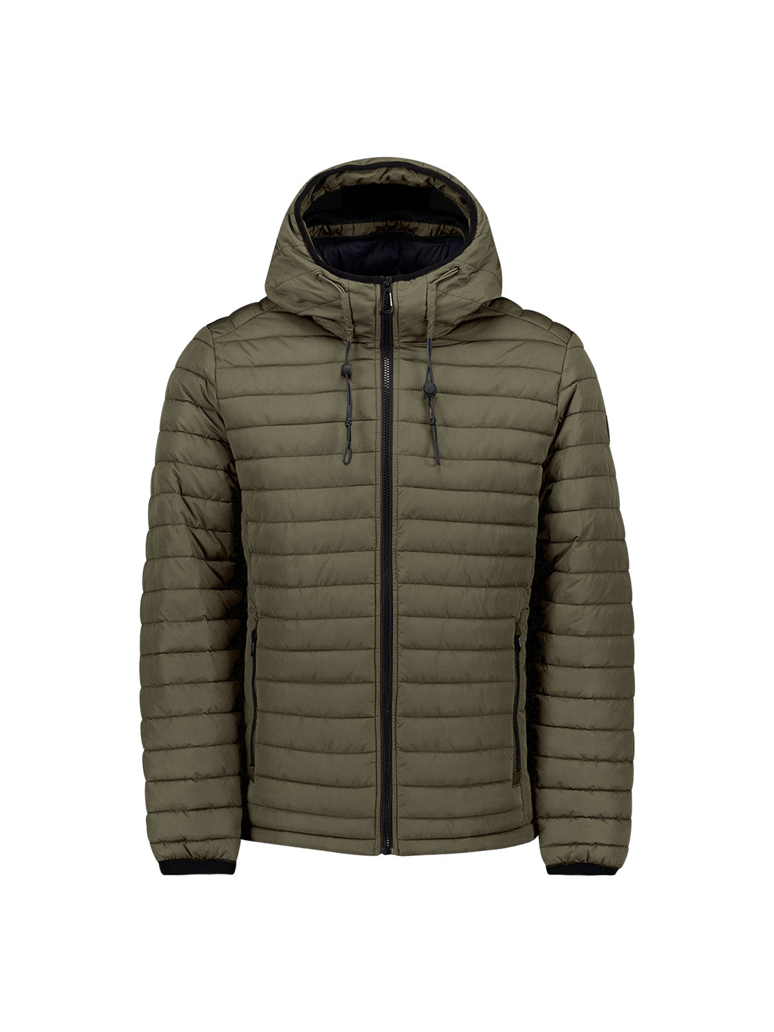 Leicht Gepolsterte Jacke Mit Kapuze | Army