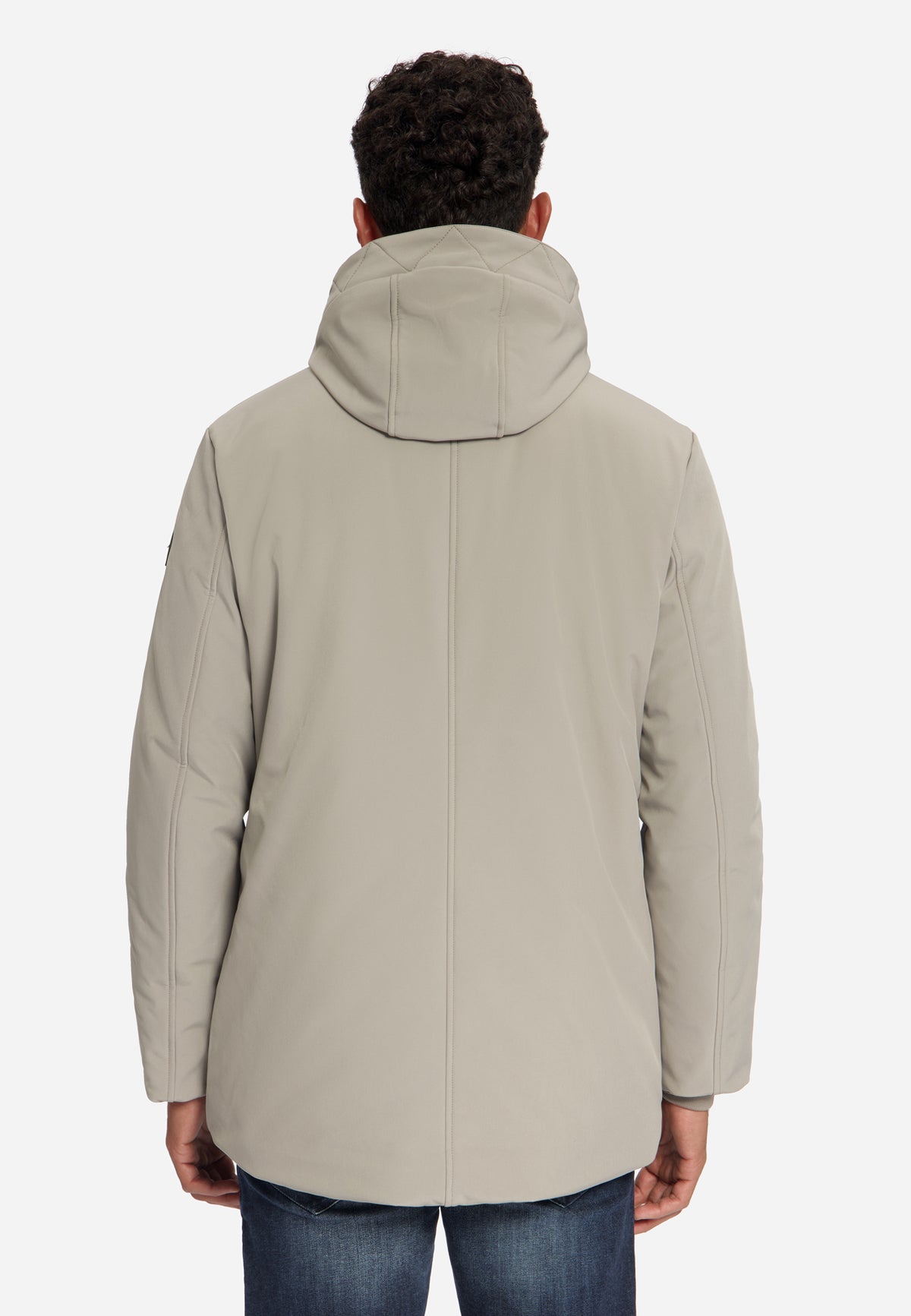 Softshell-Parka | Taupe