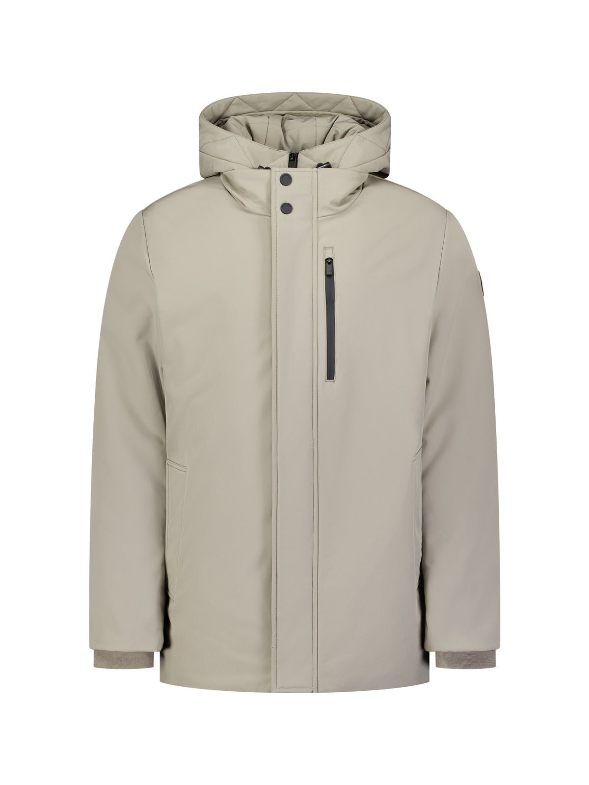Softshell-Parka | Taupe