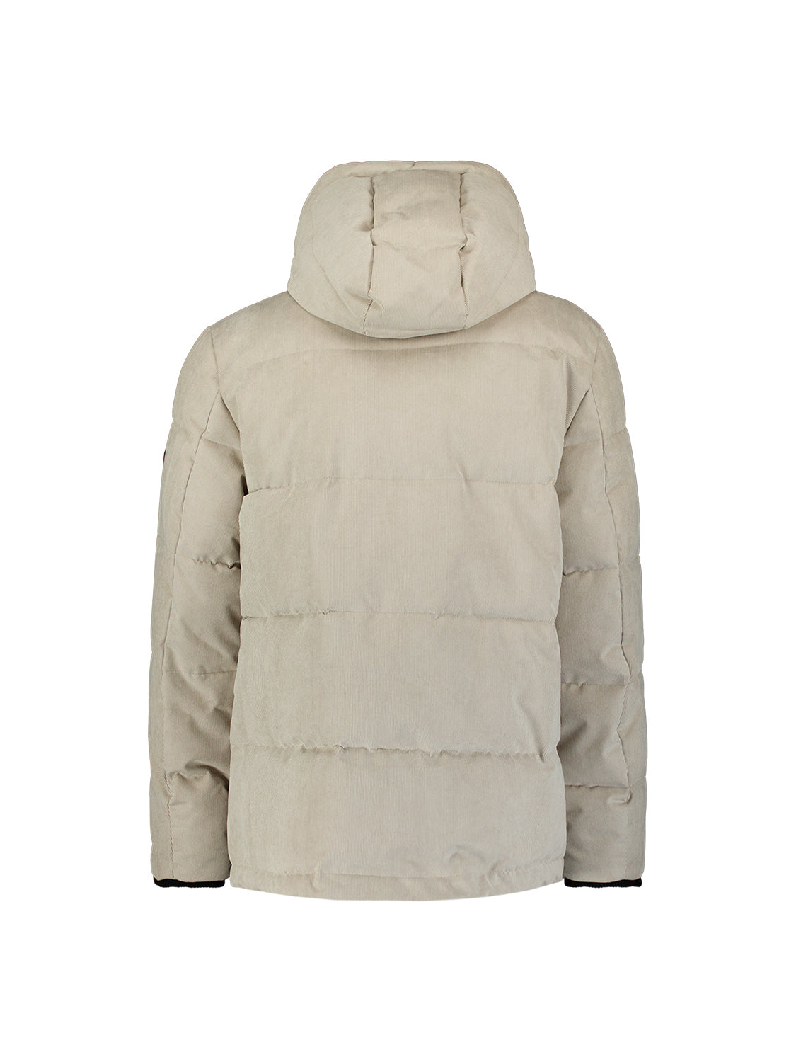 Corduroy Hooded Jacket | Stone