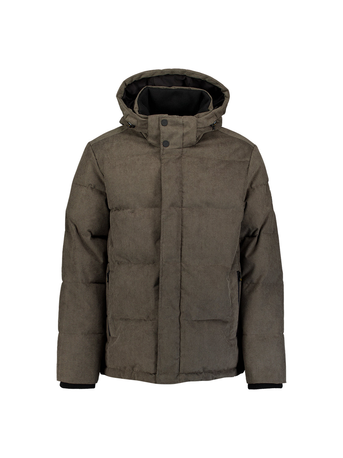 Kapuzenjacke aus Cord | army