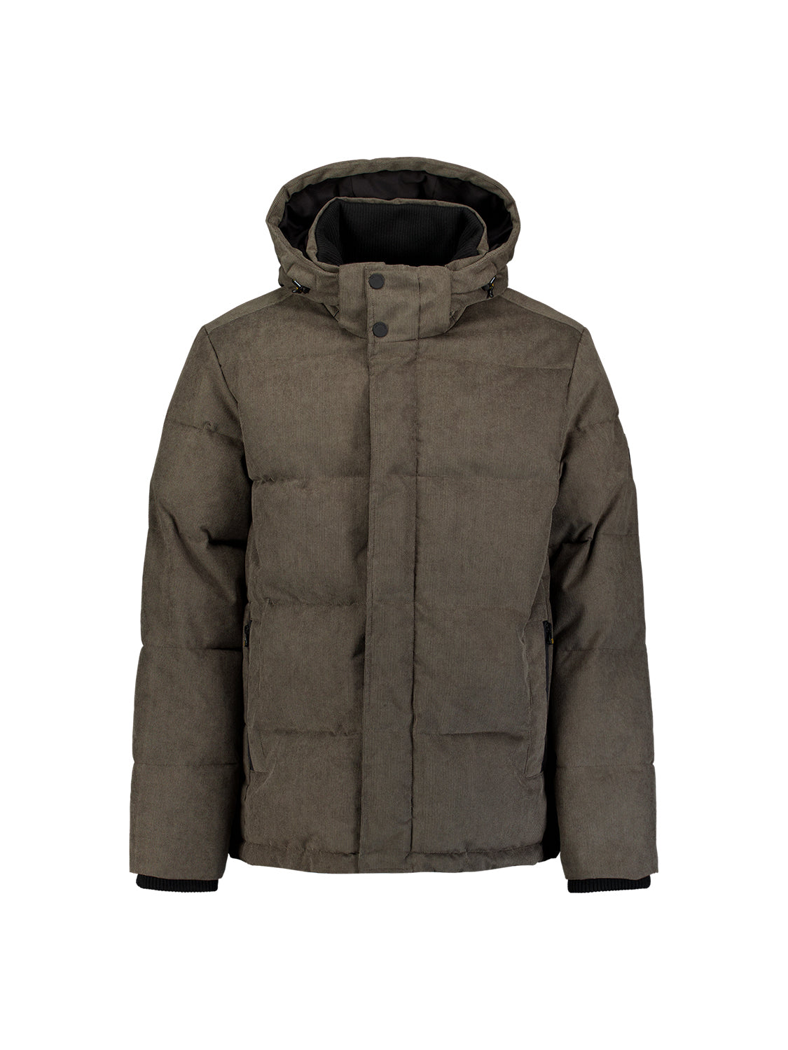 Kapuzenjacke aus Cord | army