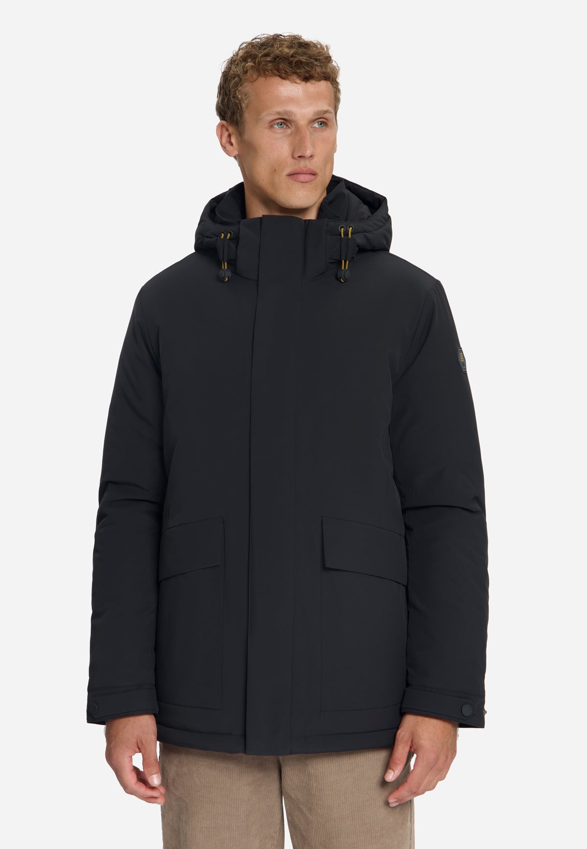 Hooded Parka Jacket | Black