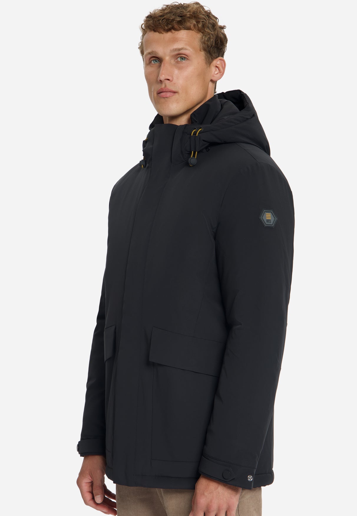Hooded Parka Jacket | Black