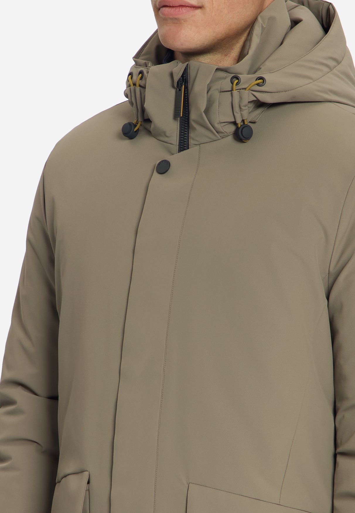 Hooded Parka Jacket | Mud