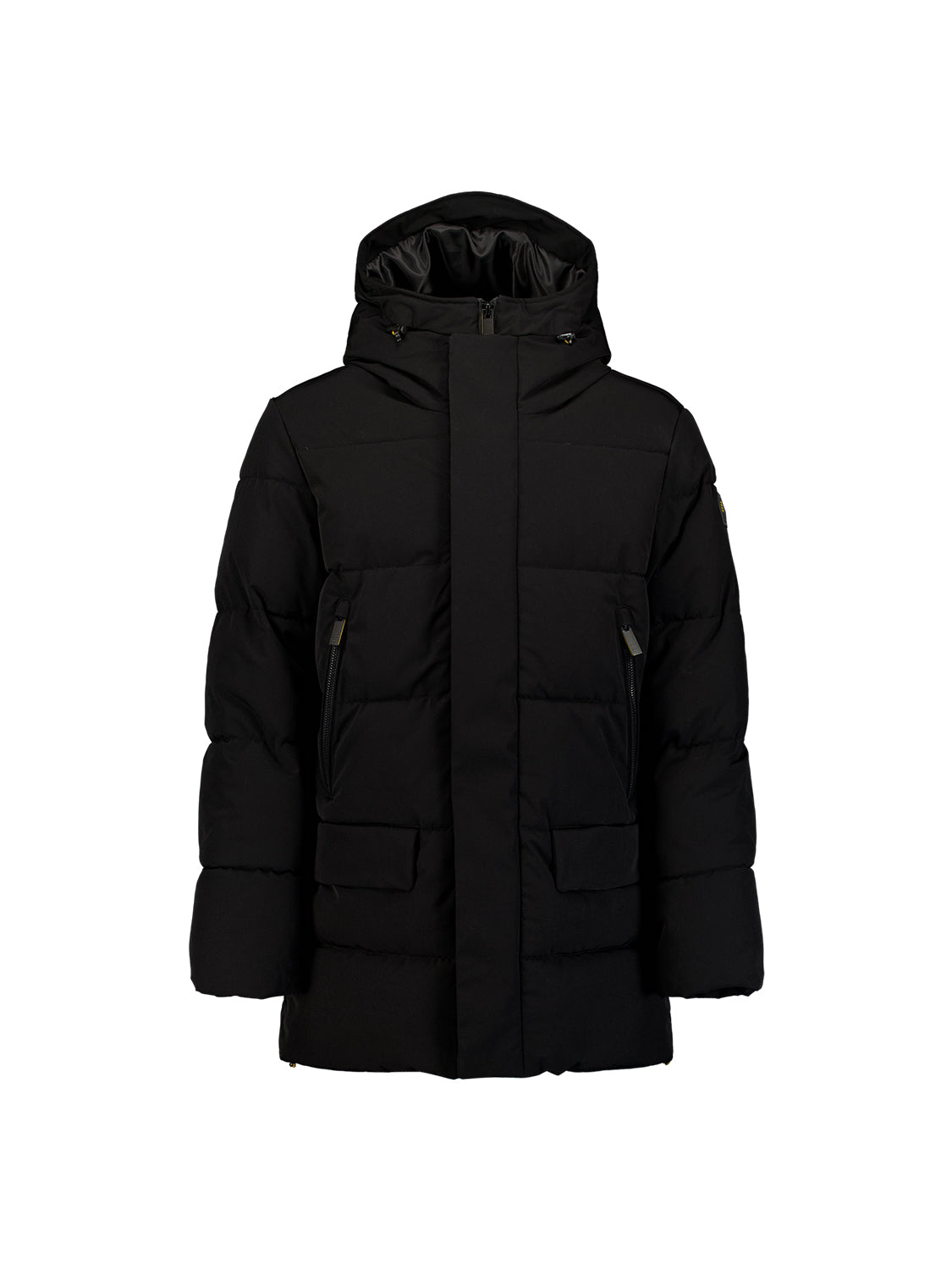 Gefütterter Parka mit Kapuze | Black