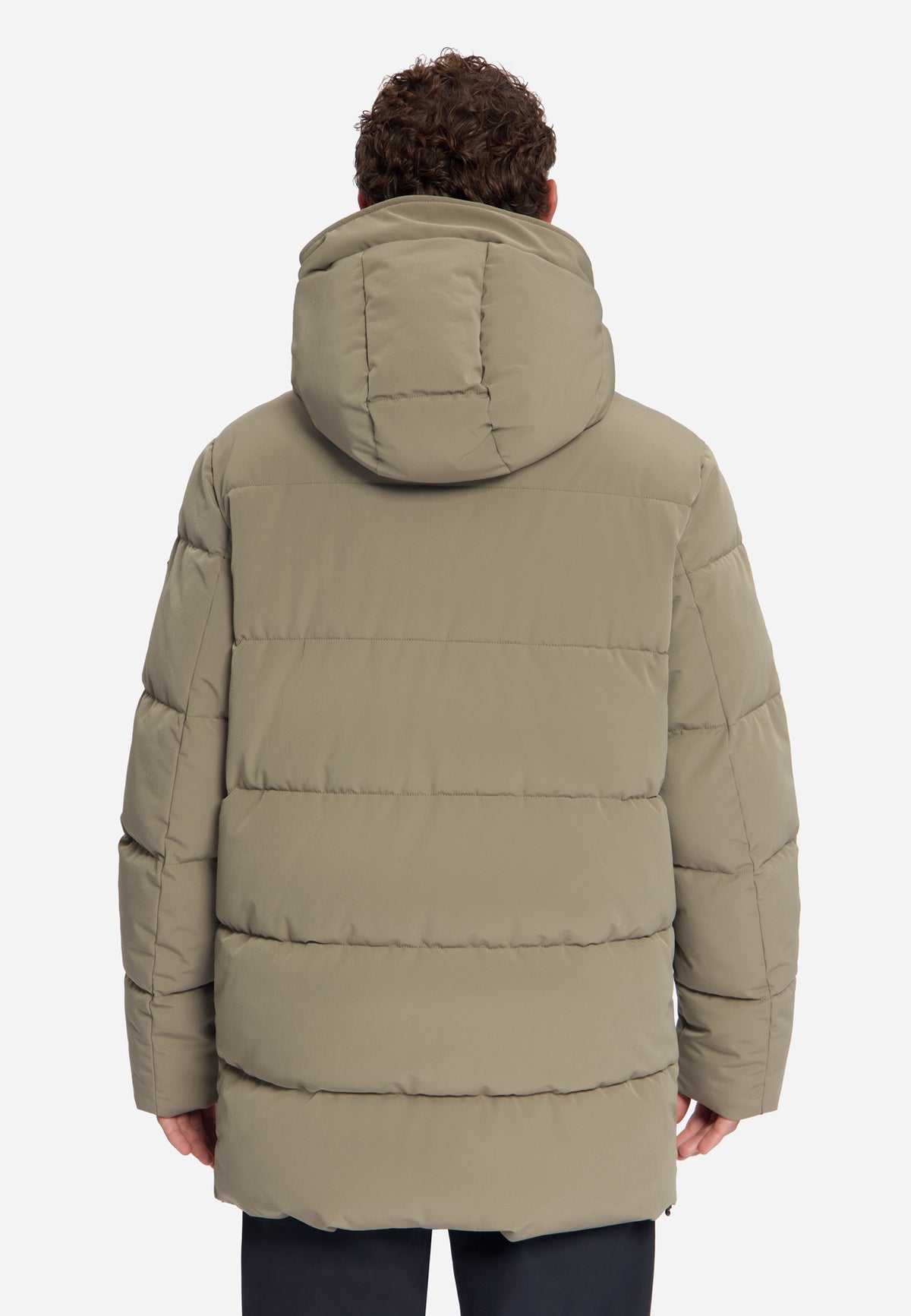 Gefütterter Parka mit Kapuze | Mud