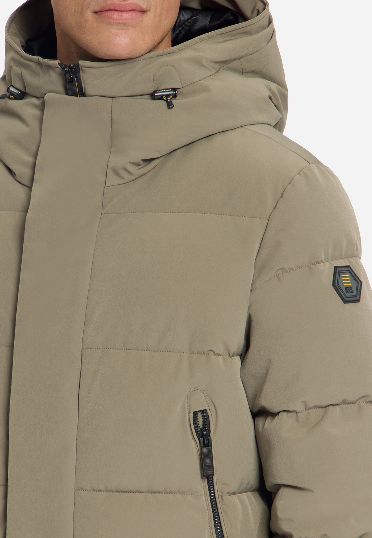 Gefütterter Parka mit Kapuze | Mud
