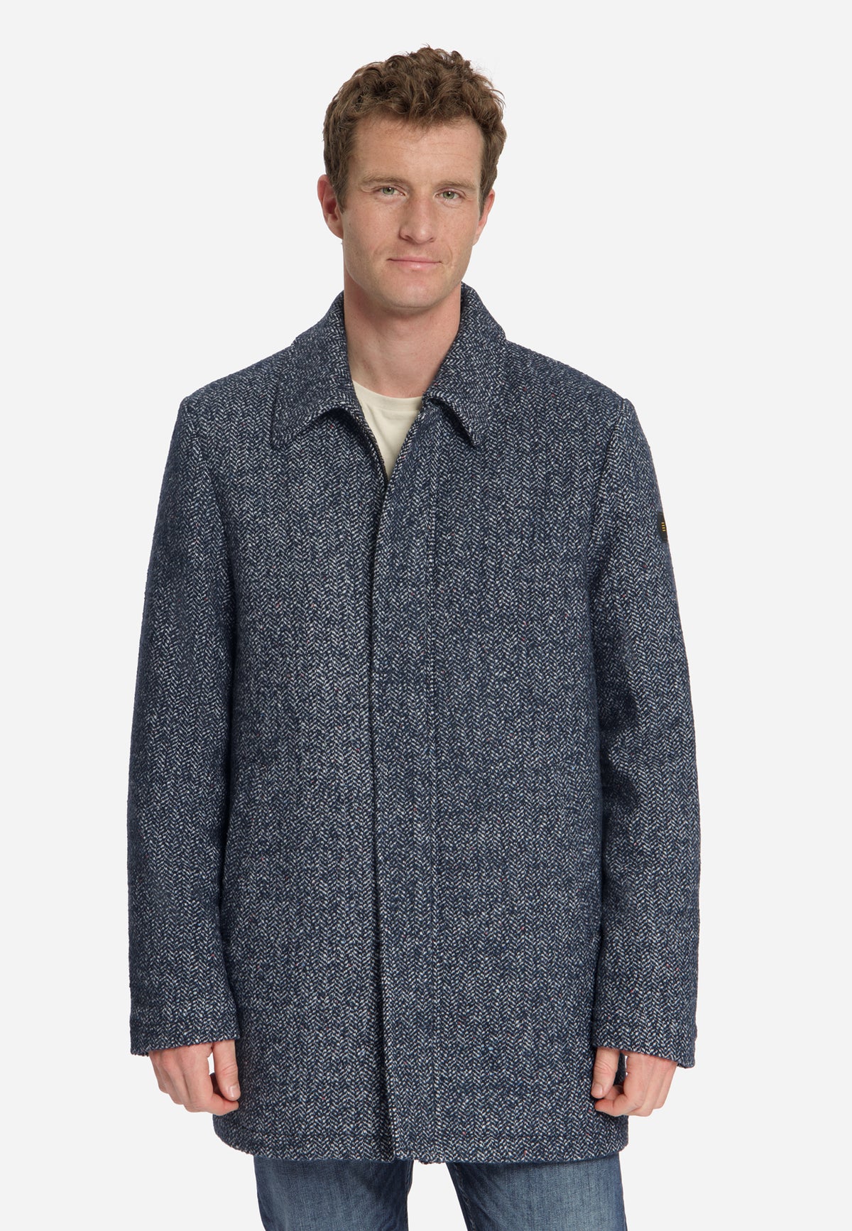 Wool Blend Coat | Dark Night