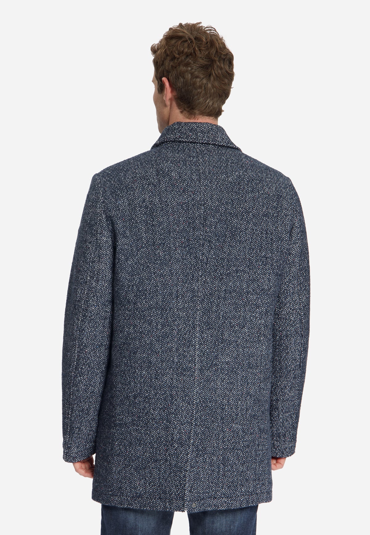 Wool Blend Coat | Dark Night