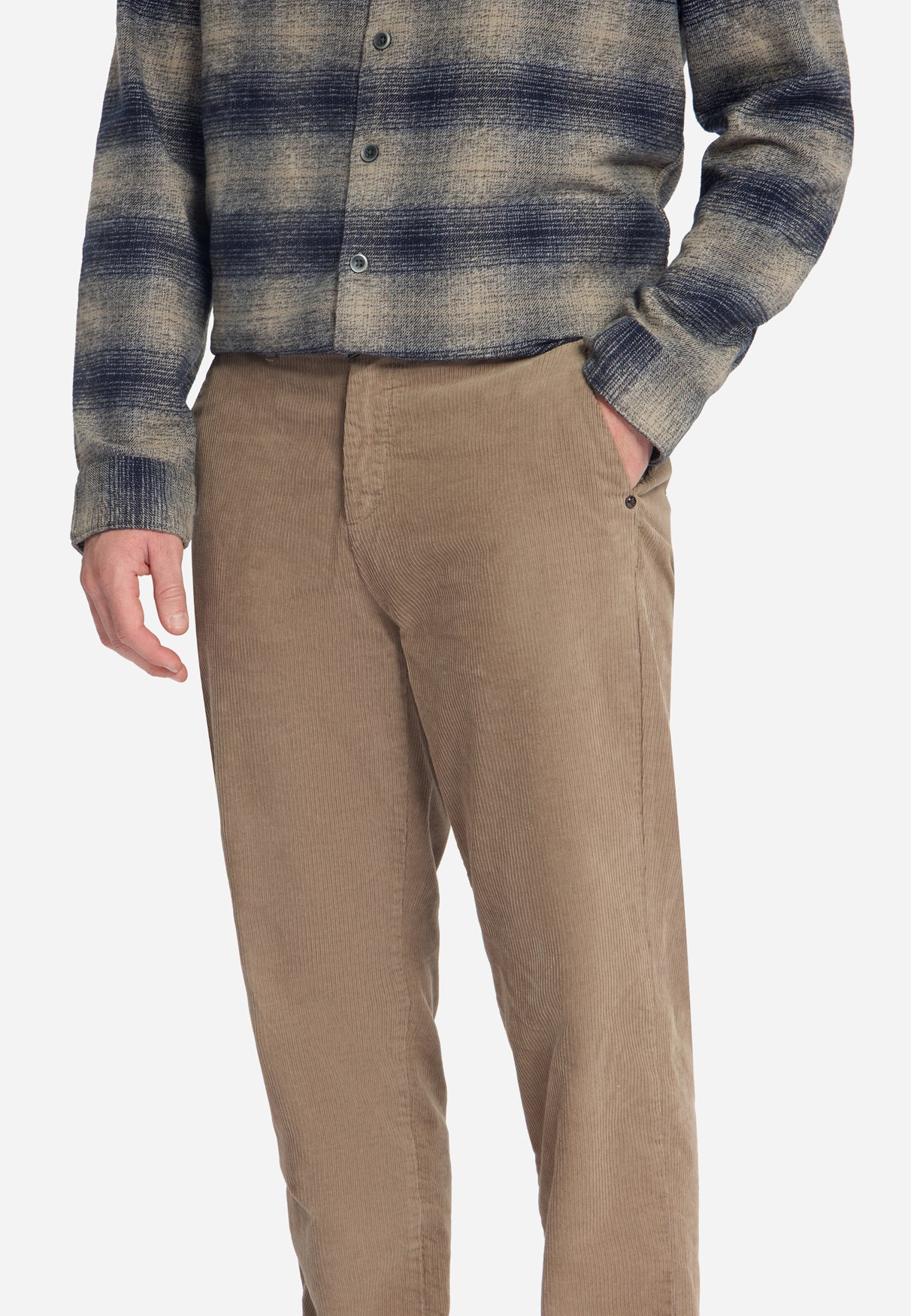Stretch Cord-Chino | Taupe