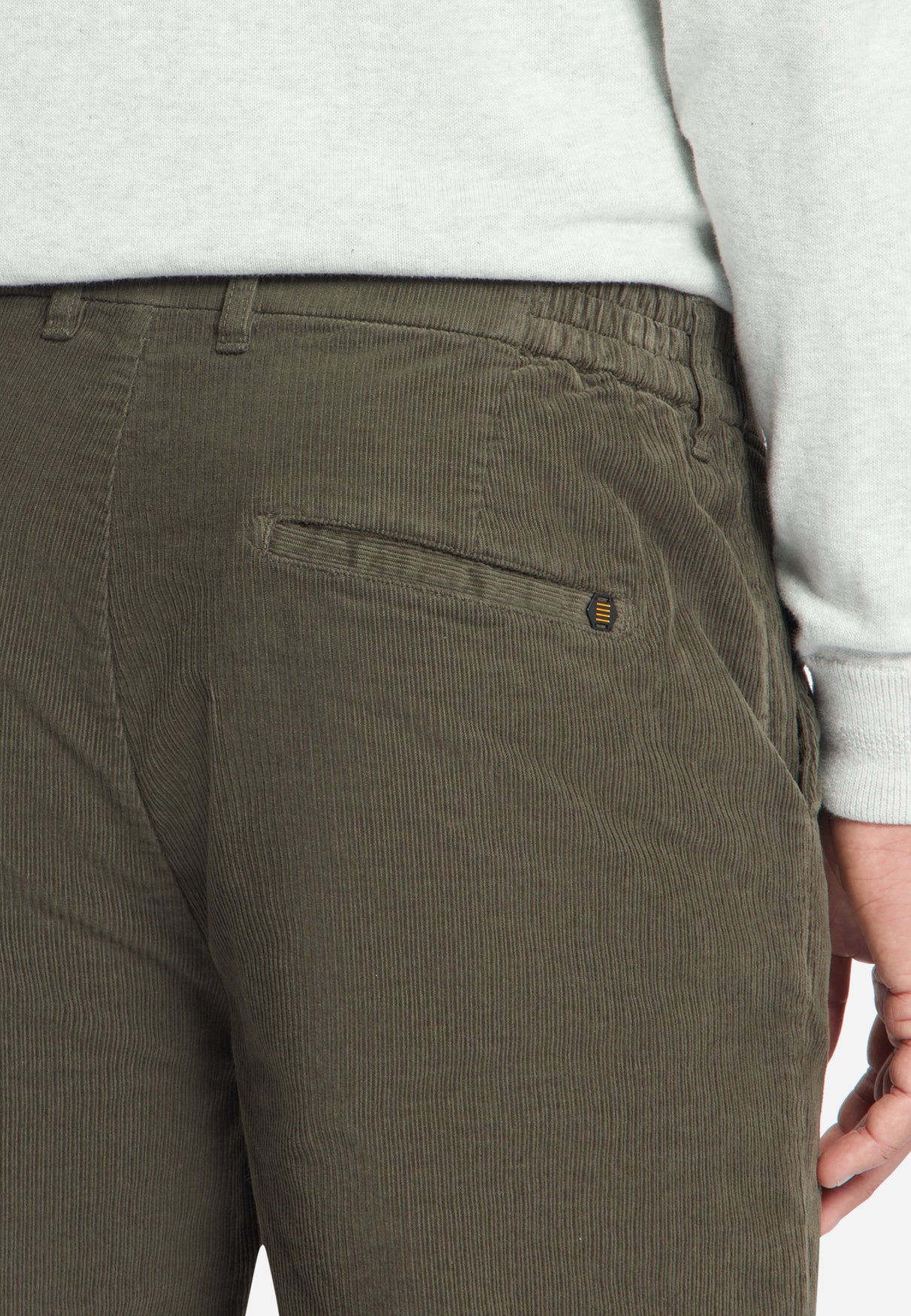 Stretch Cord Chinos | Army