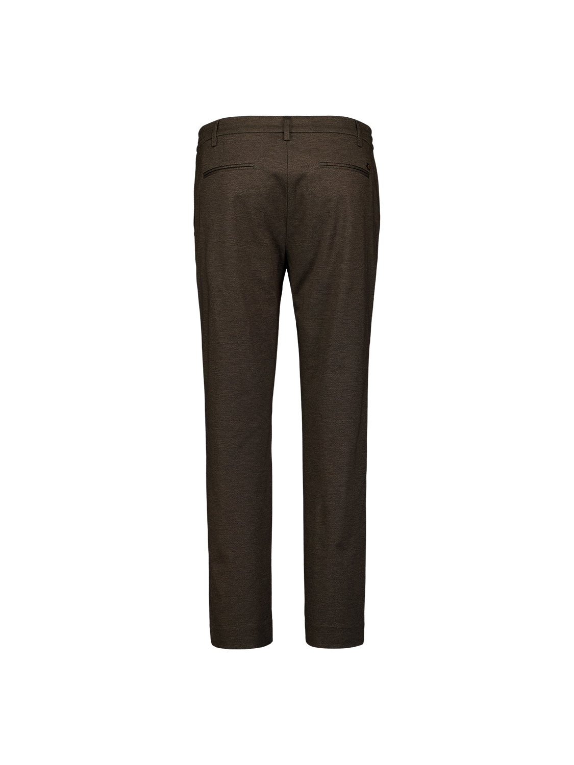 Jersey Melange Chino | Dark Brown