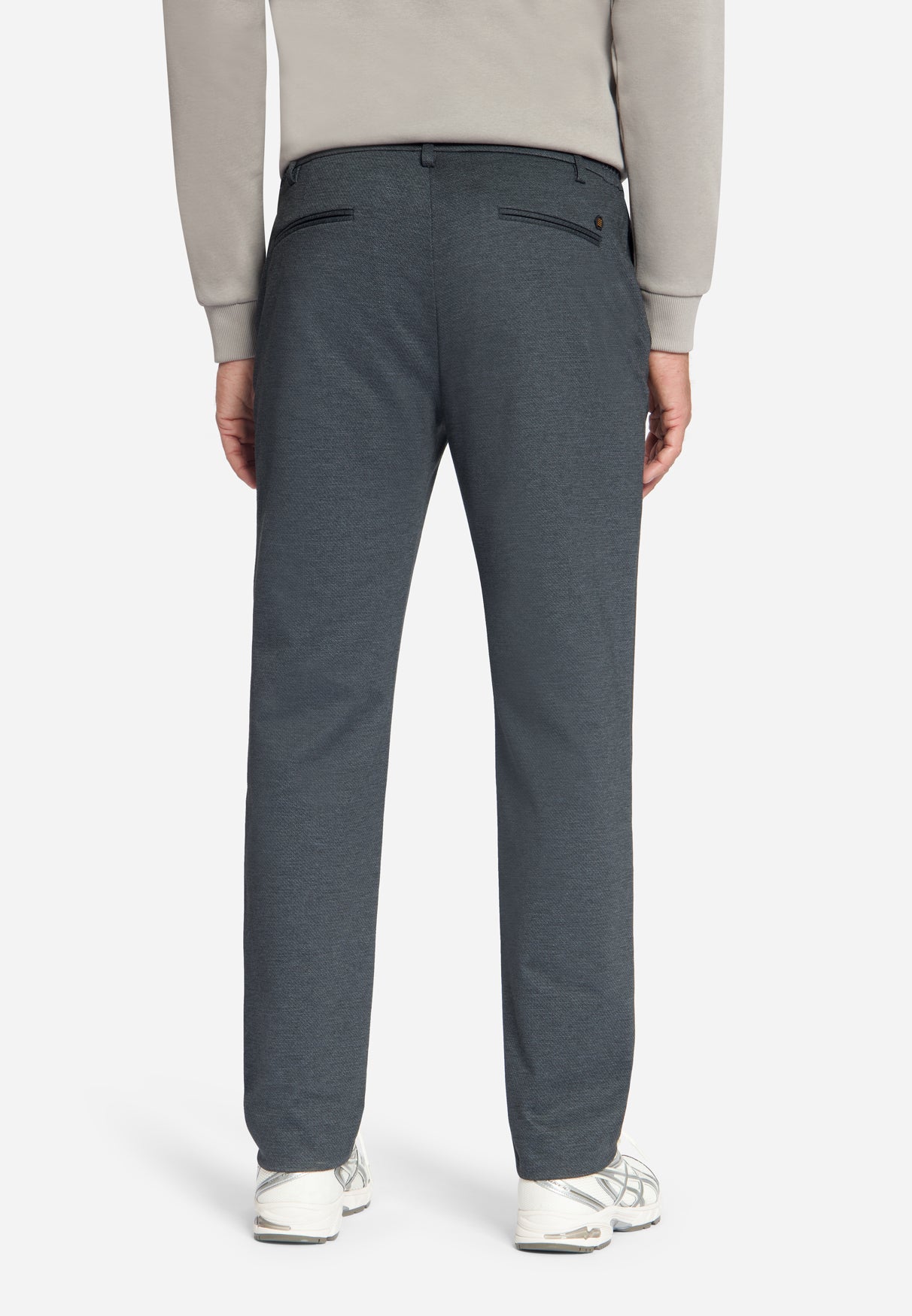 Jersey-Hose in Melange, regular fit | Antra Melange