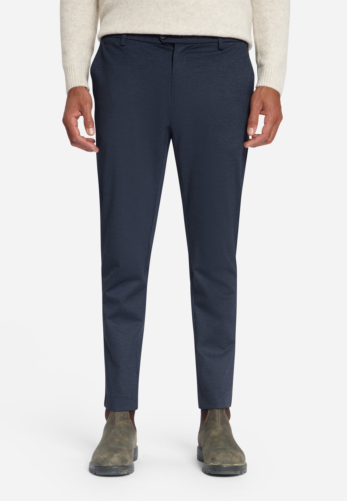 Jersey-Melange-Chino | Dark Night