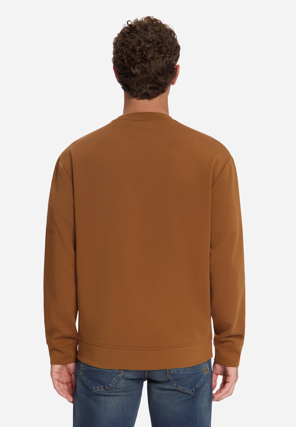 Crew Neck Sweater | Caramel