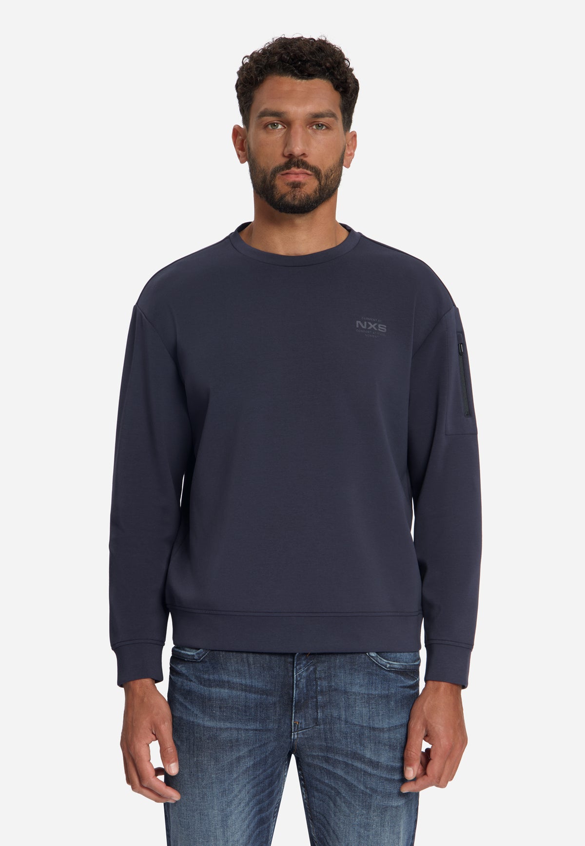 Crew Neck Sweater | Dark Night