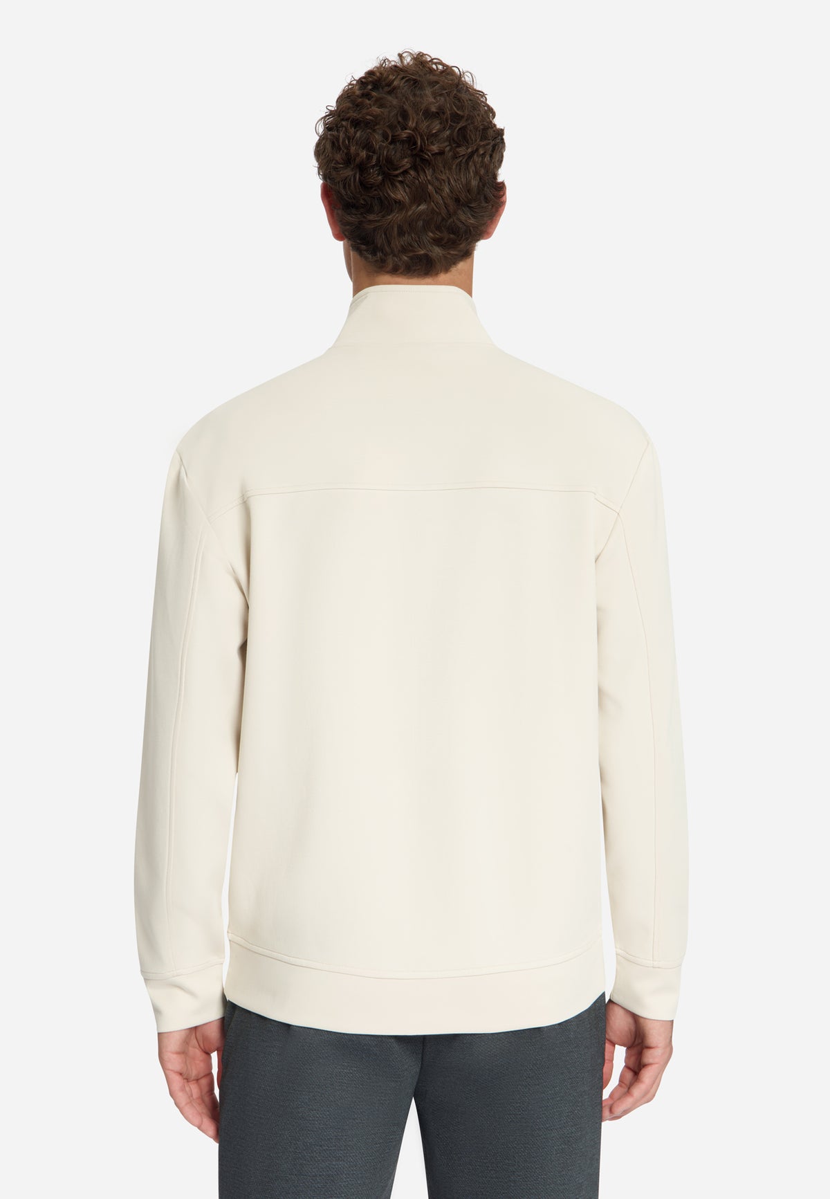 Full-Zip Sweater | Stone