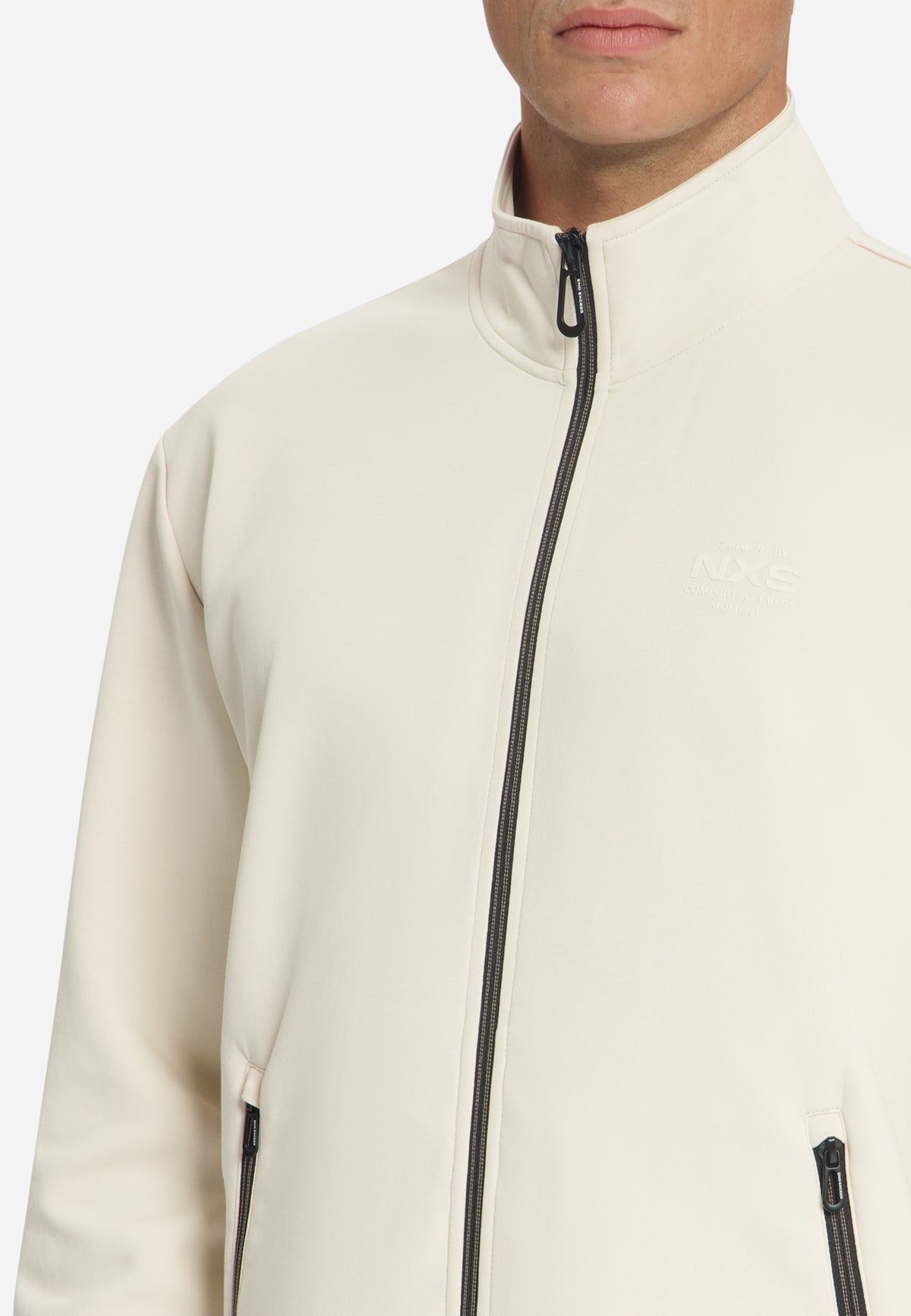 Full-Zip Sweater | Stone