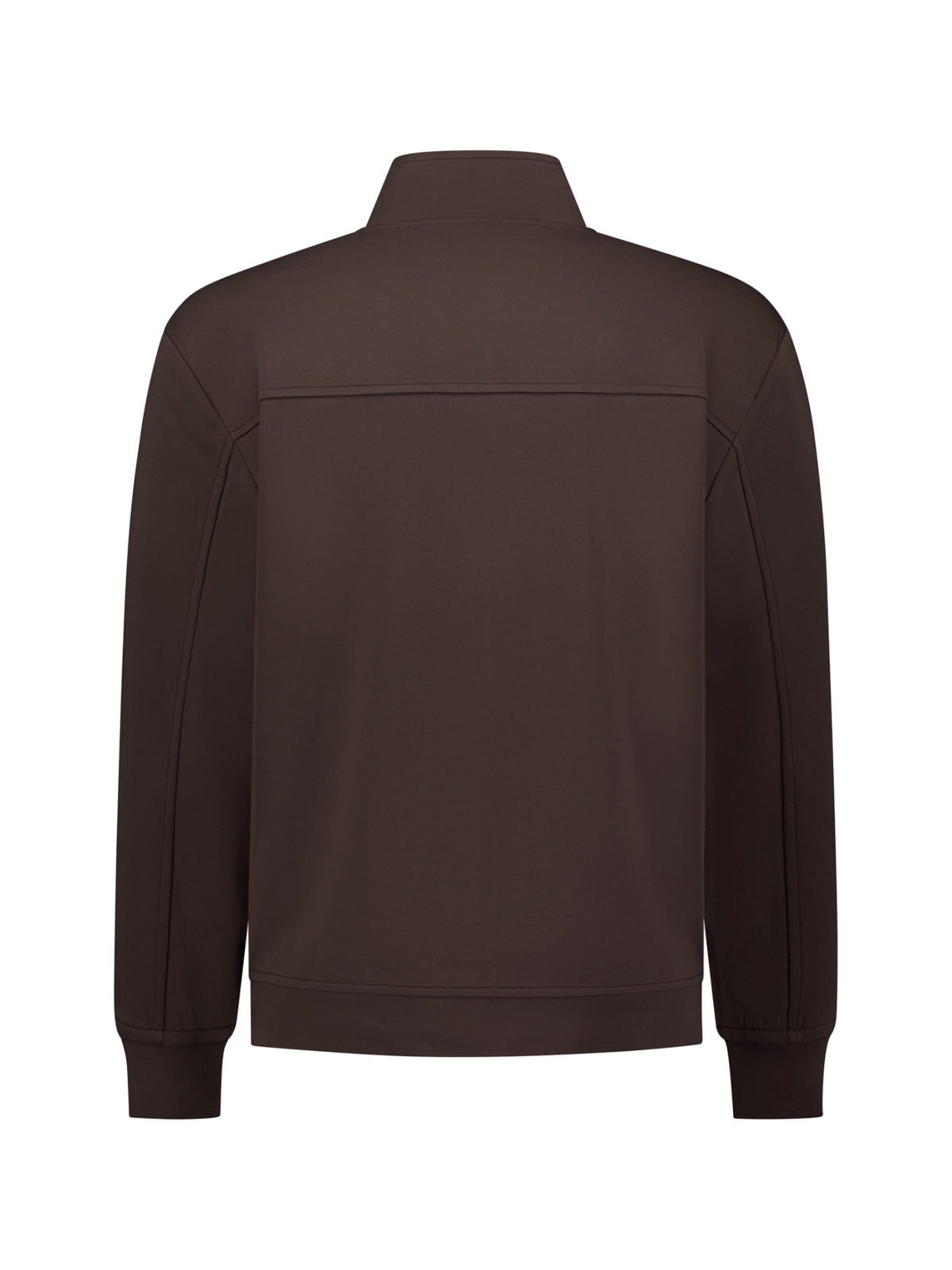 Full-Zip Sweater | Dark Brown