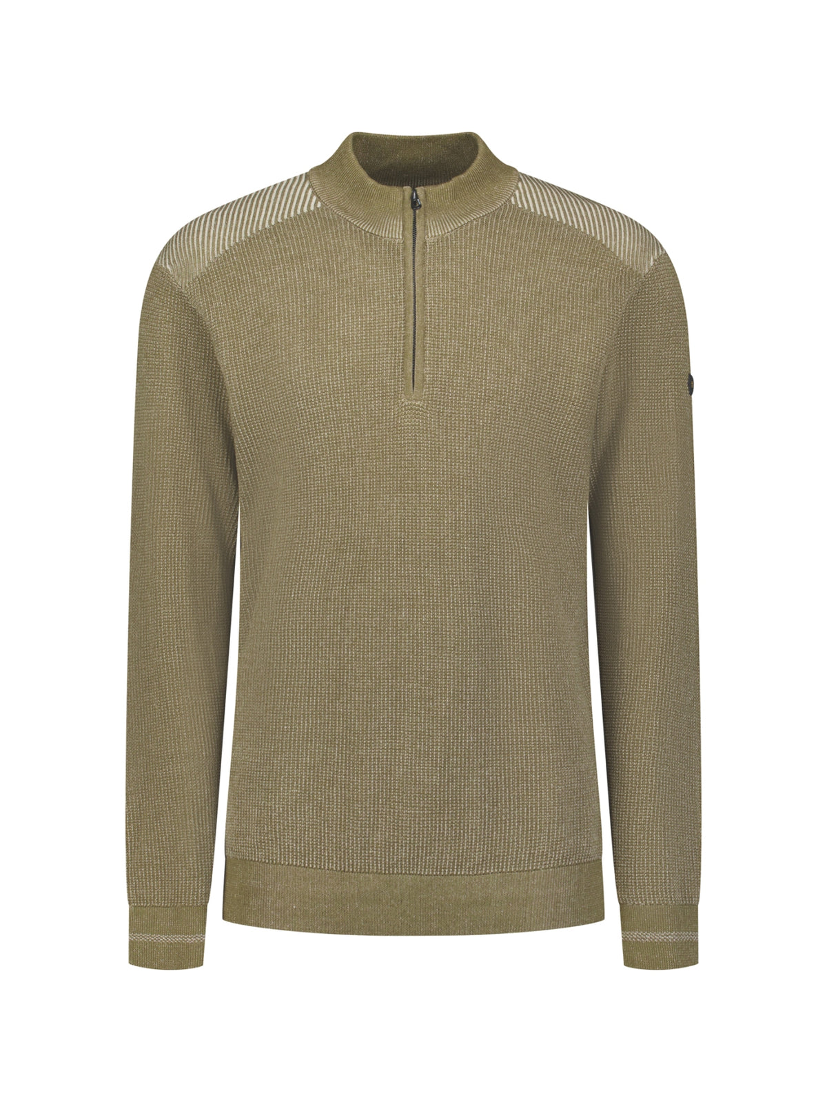Plated Half-Zip Jumper | Moss