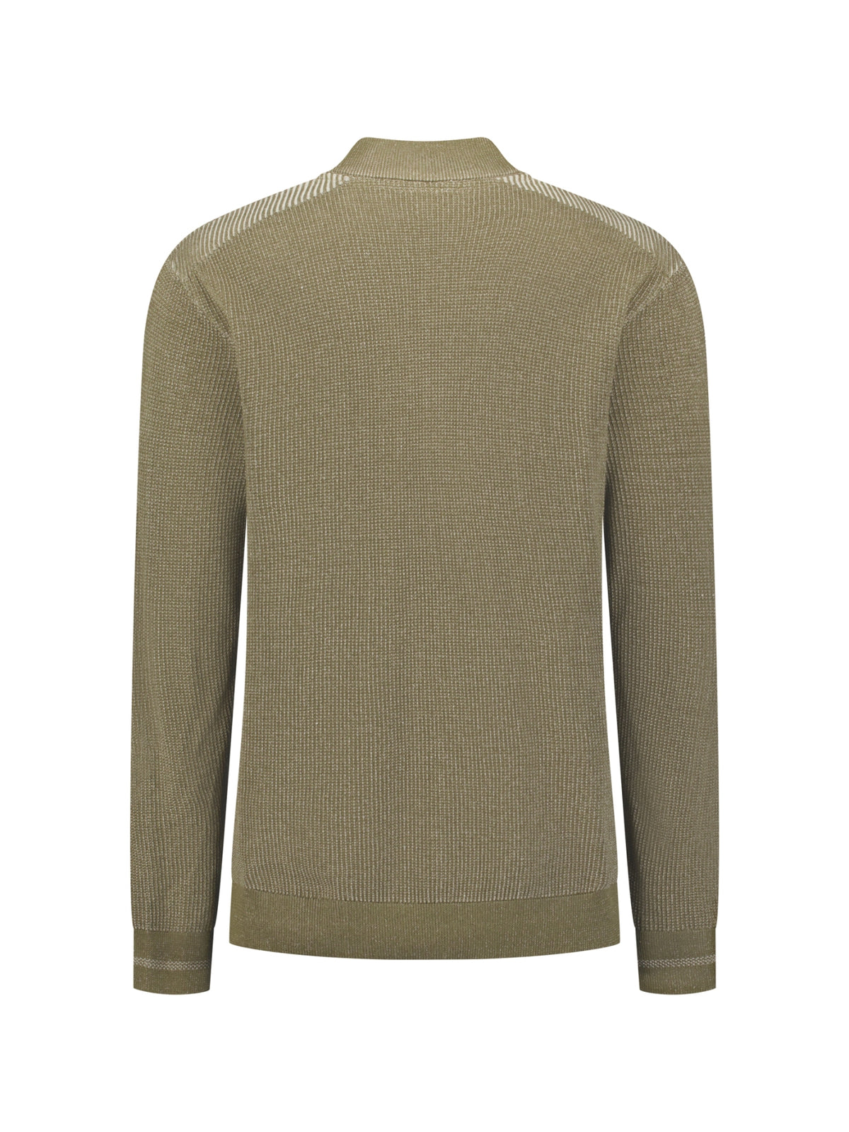 Plated Half-Zip Jumper | Moss