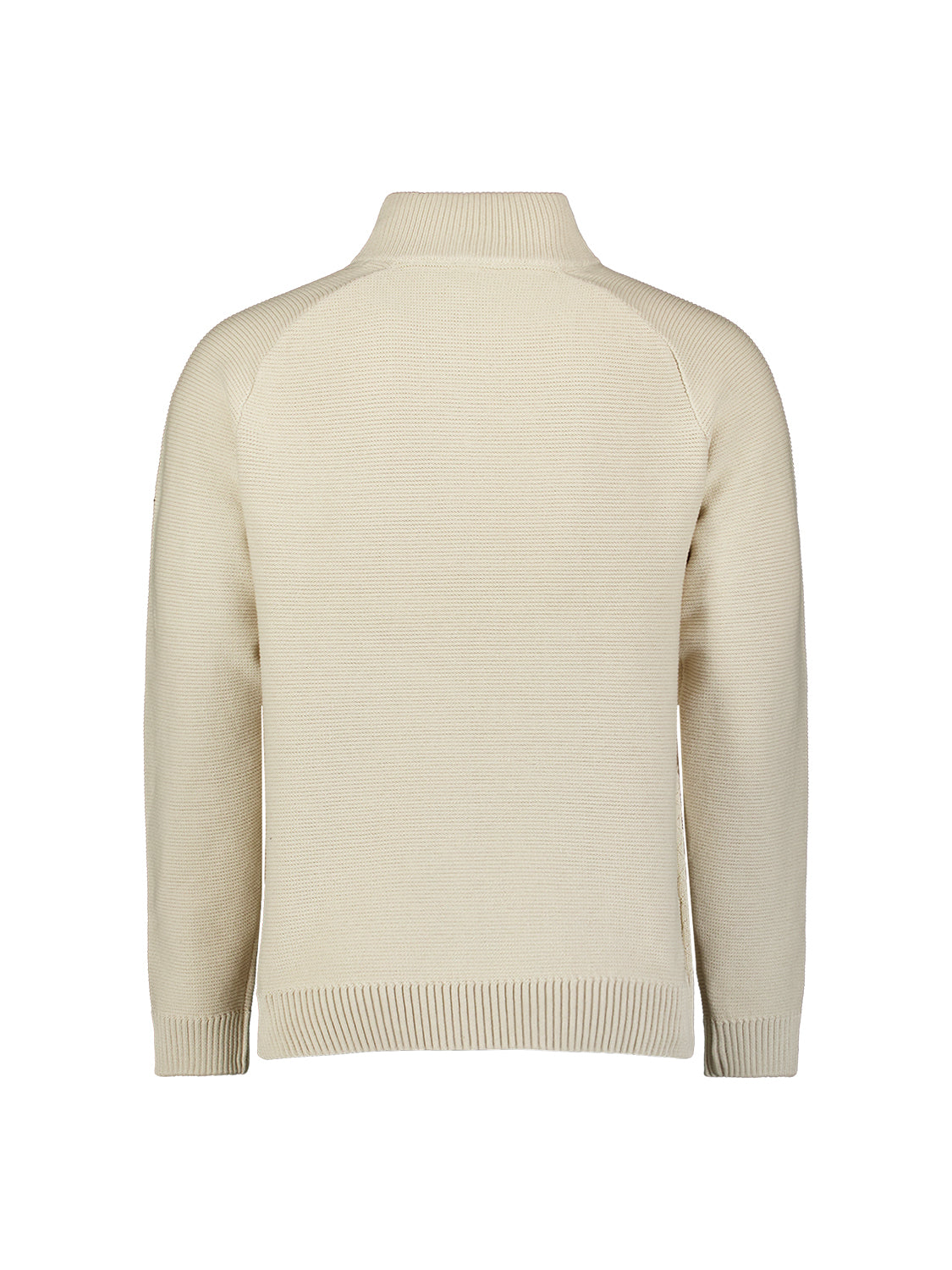 Cable Knit Half-Zip Jumper | Stone