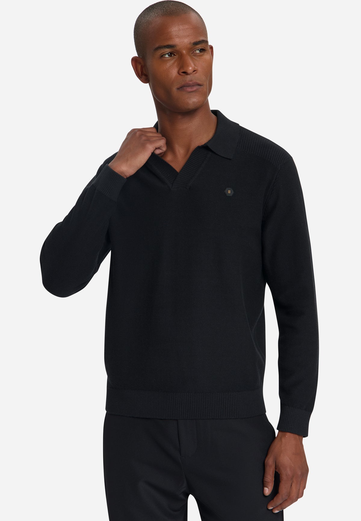 Polopullover | Black