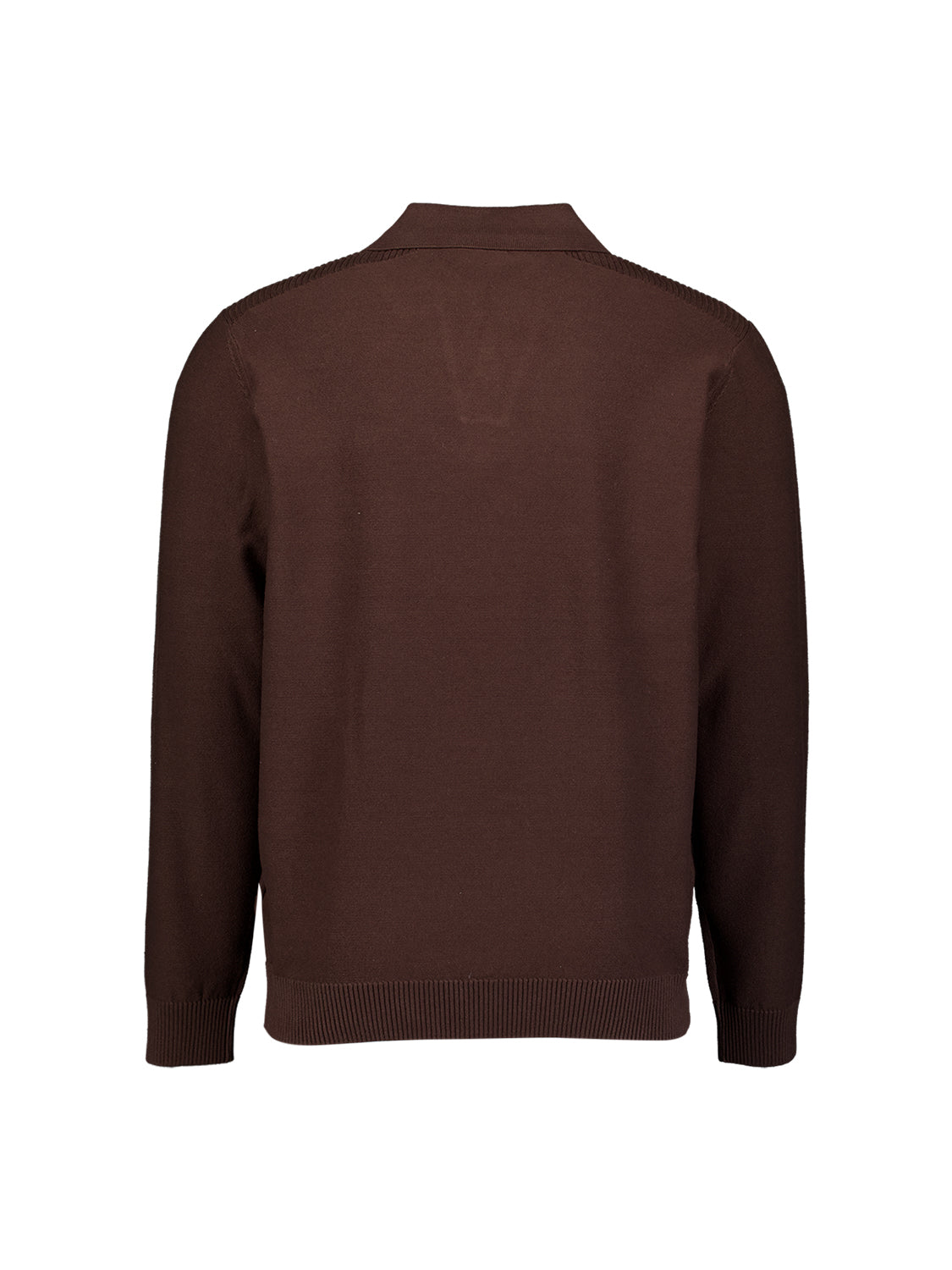 Polo Jumper | Dark Brown