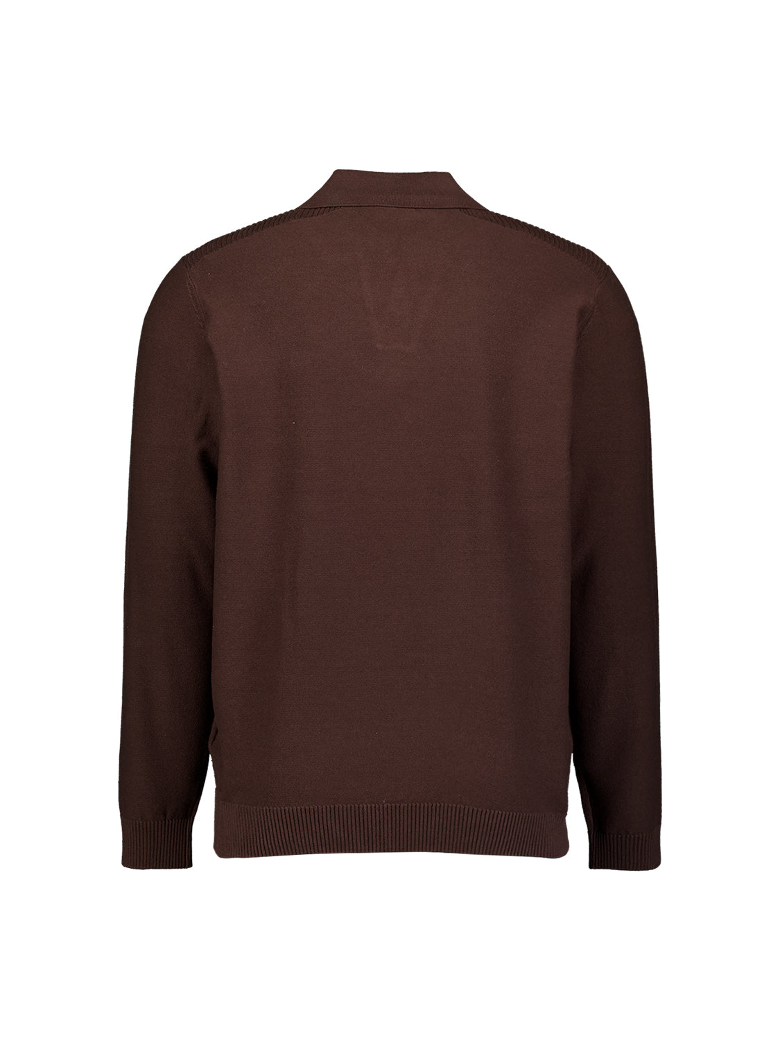 Polo Jumper | Dark Brown