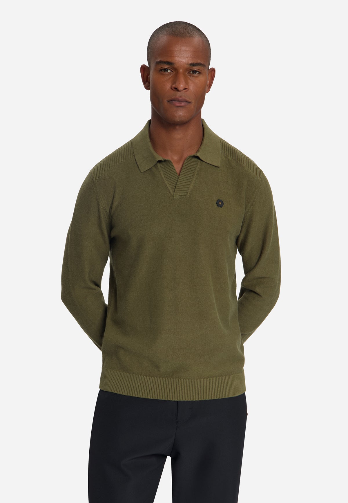 Polo Jumper | Moss