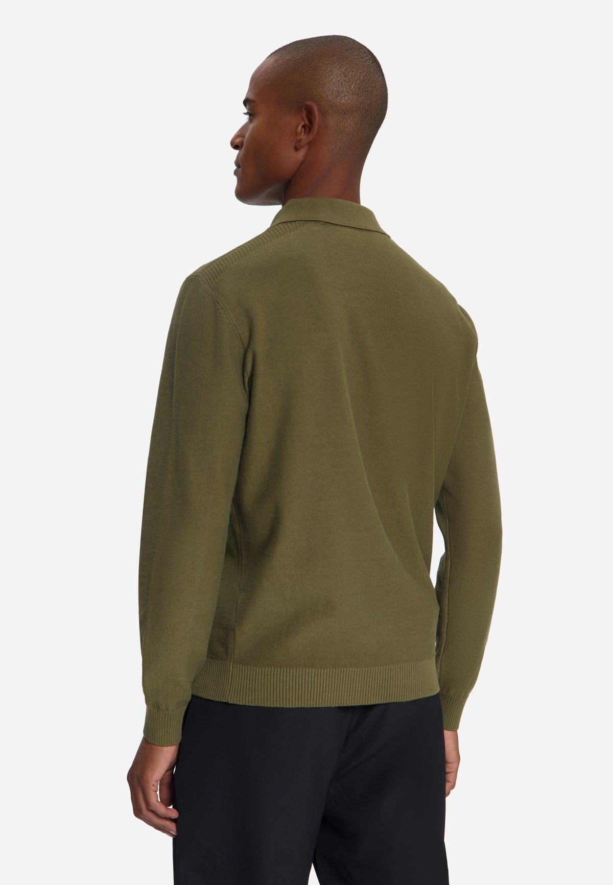 Polo Jumper | Moss