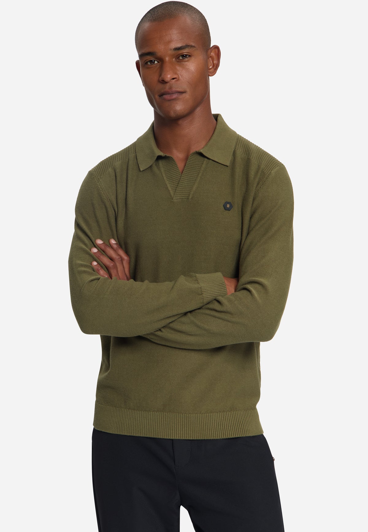 Polo Jumper | Moss