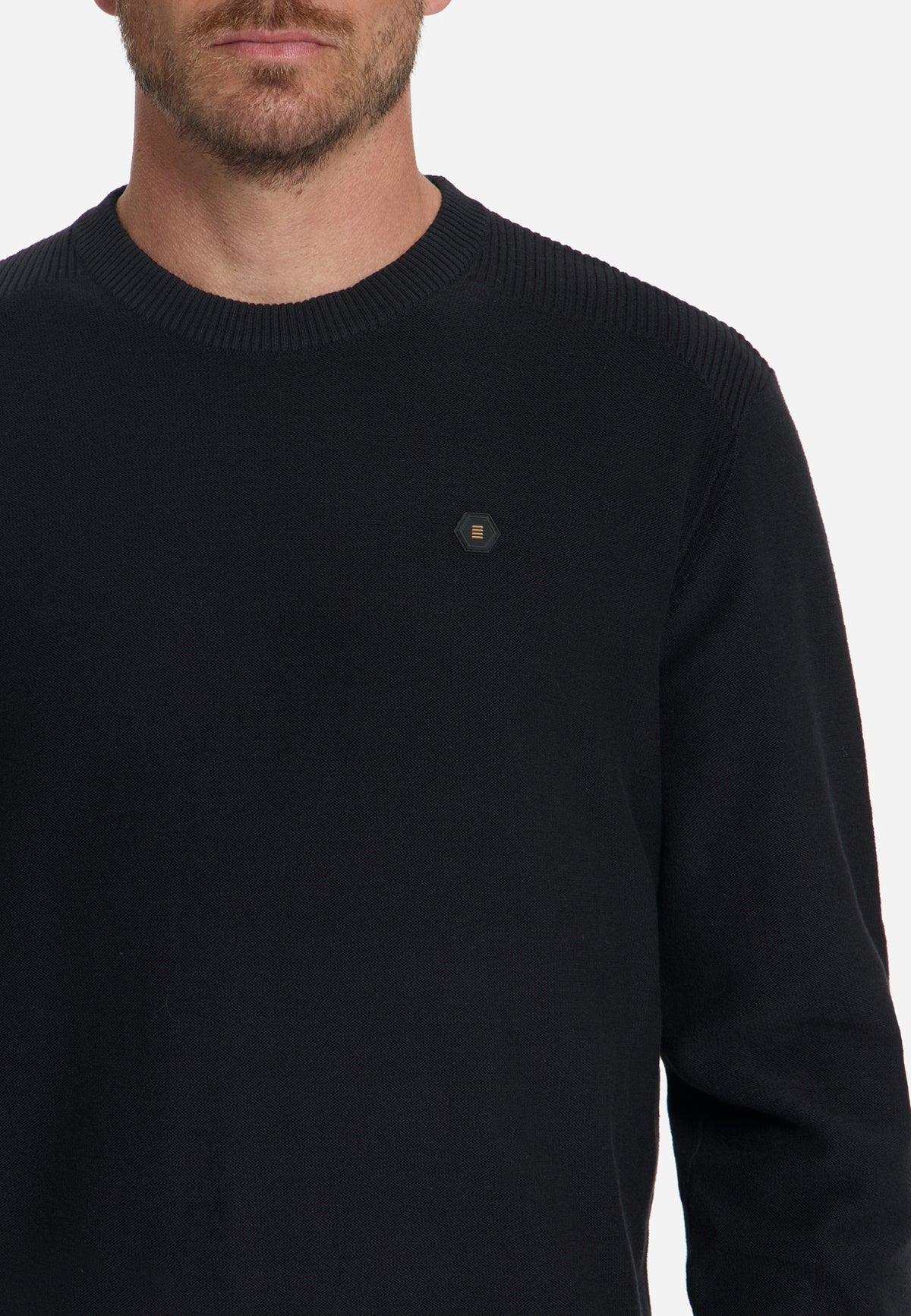 Pullover mit Rundhalsausschnitt | Black