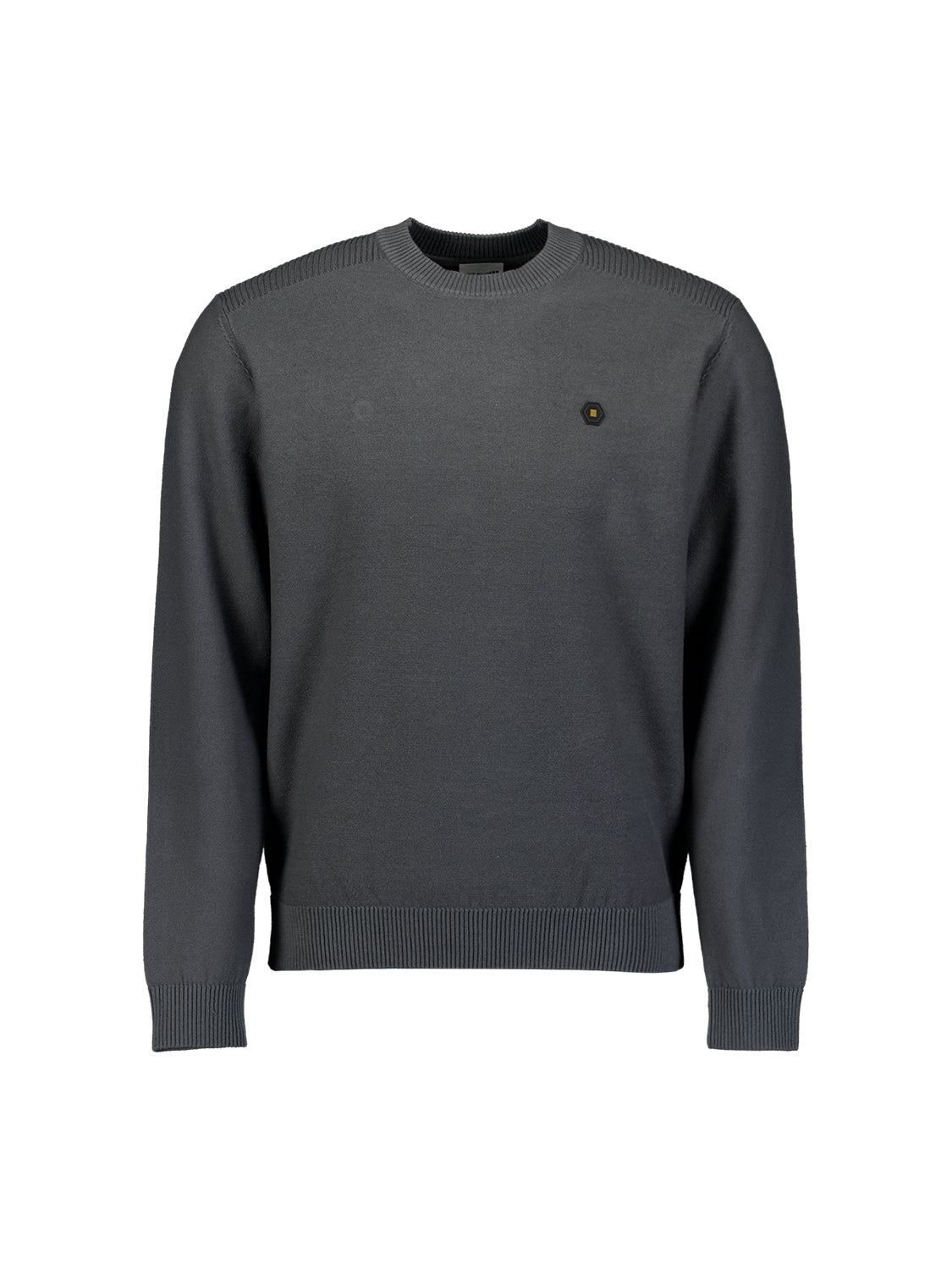 Pullover mit Rundhalsausschnitt | Dark Steel
