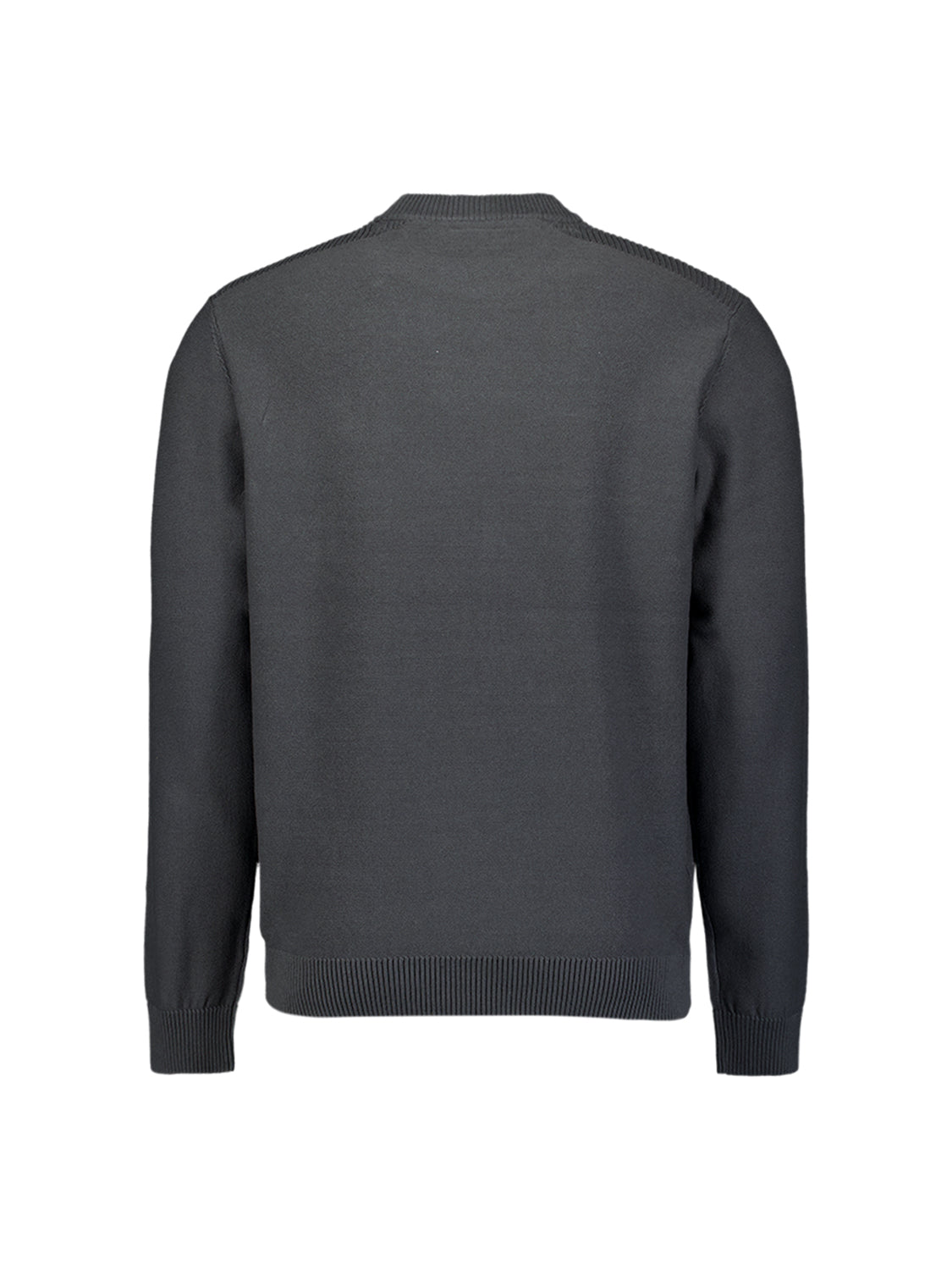 Pullover mit Rundhalsausschnitt | Dark Steel