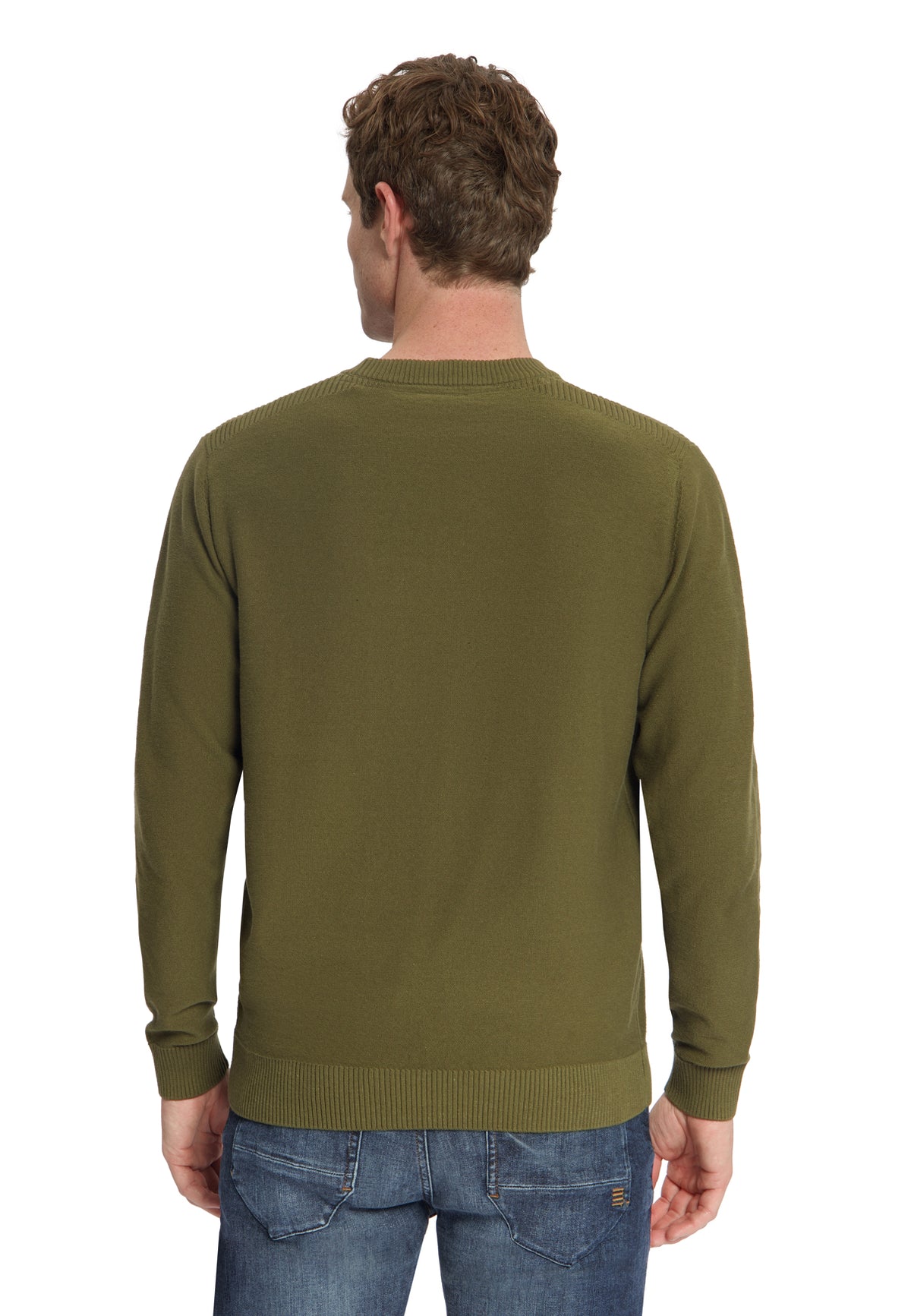 Pullover mit Rundhalsausschnitt | Moss
