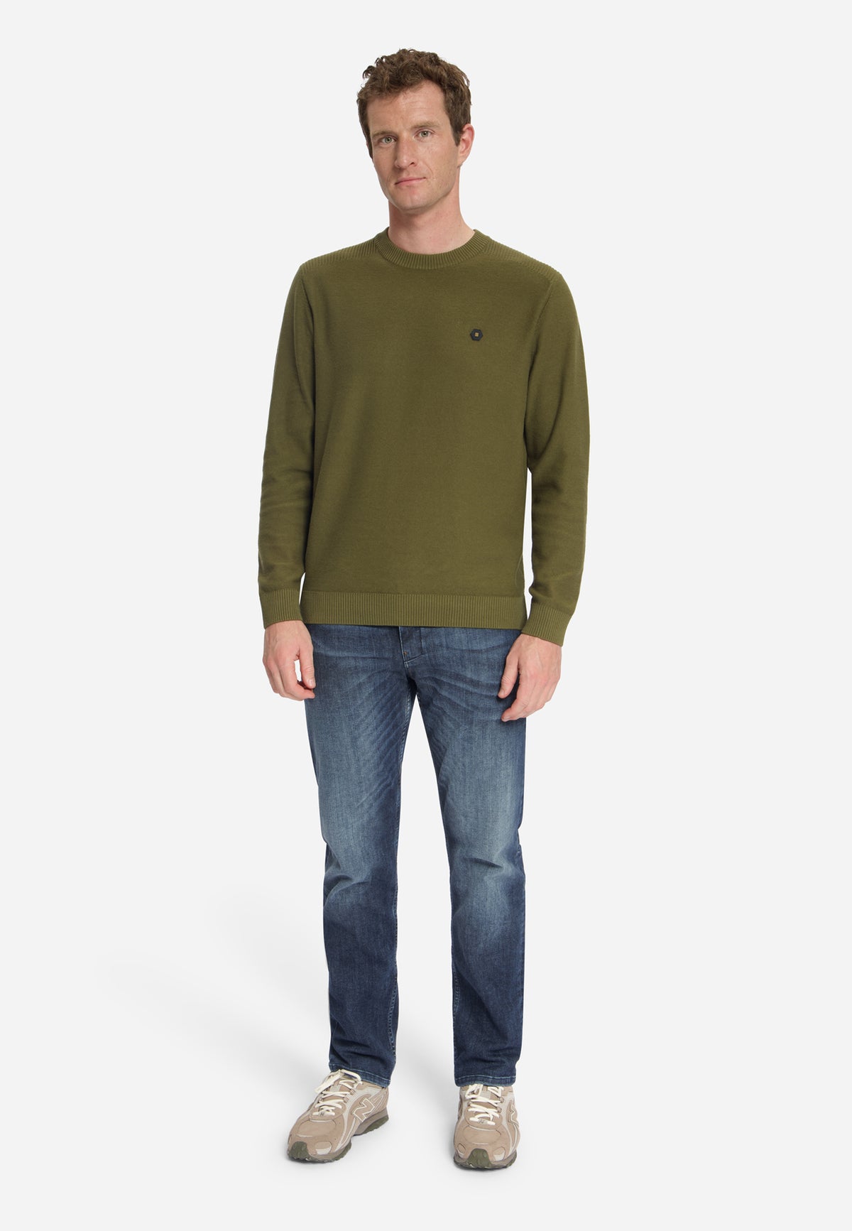 Pullover mit Rundhalsausschnitt | Moss
