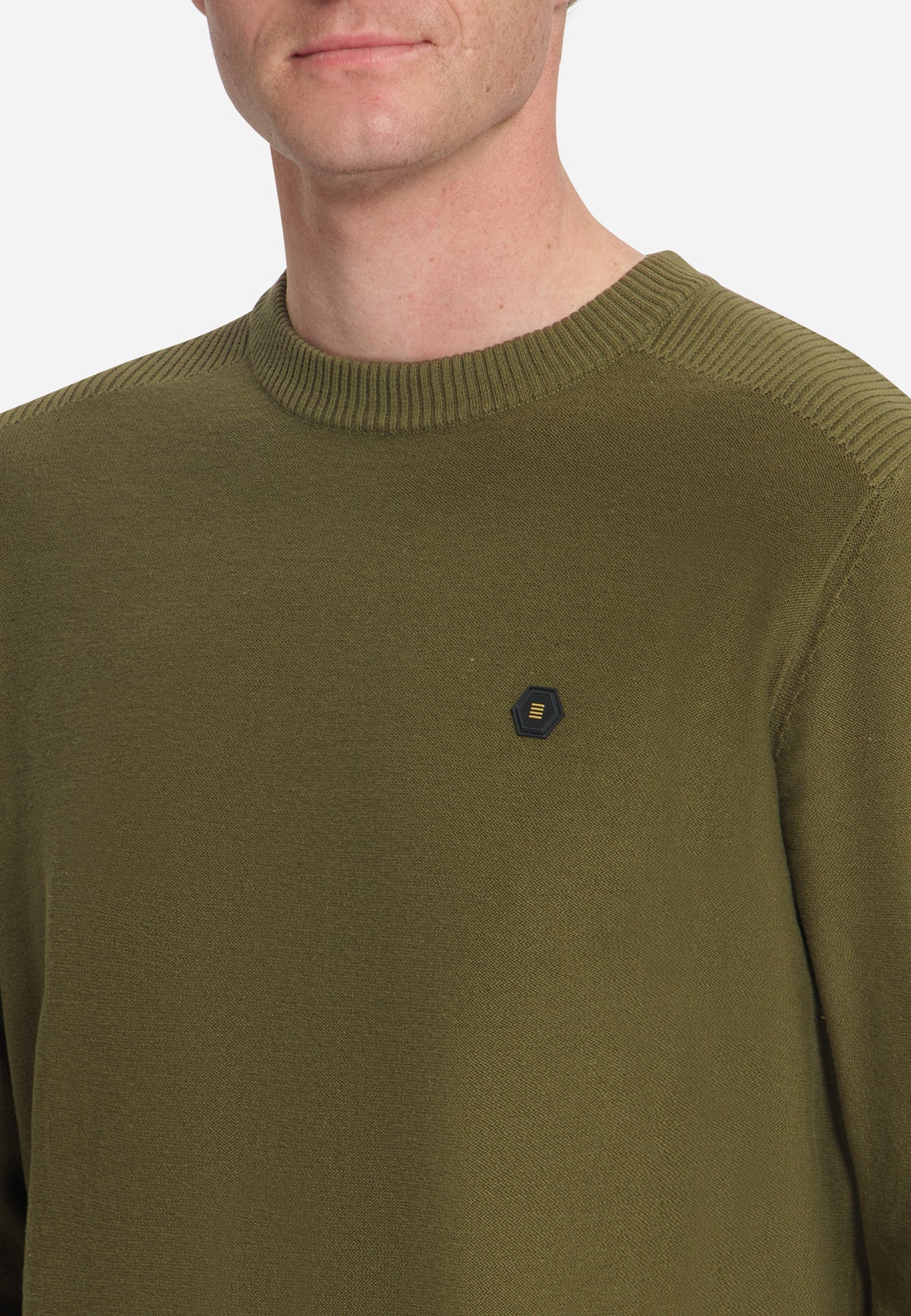 Pullover mit Rundhalsausschnitt | Moss