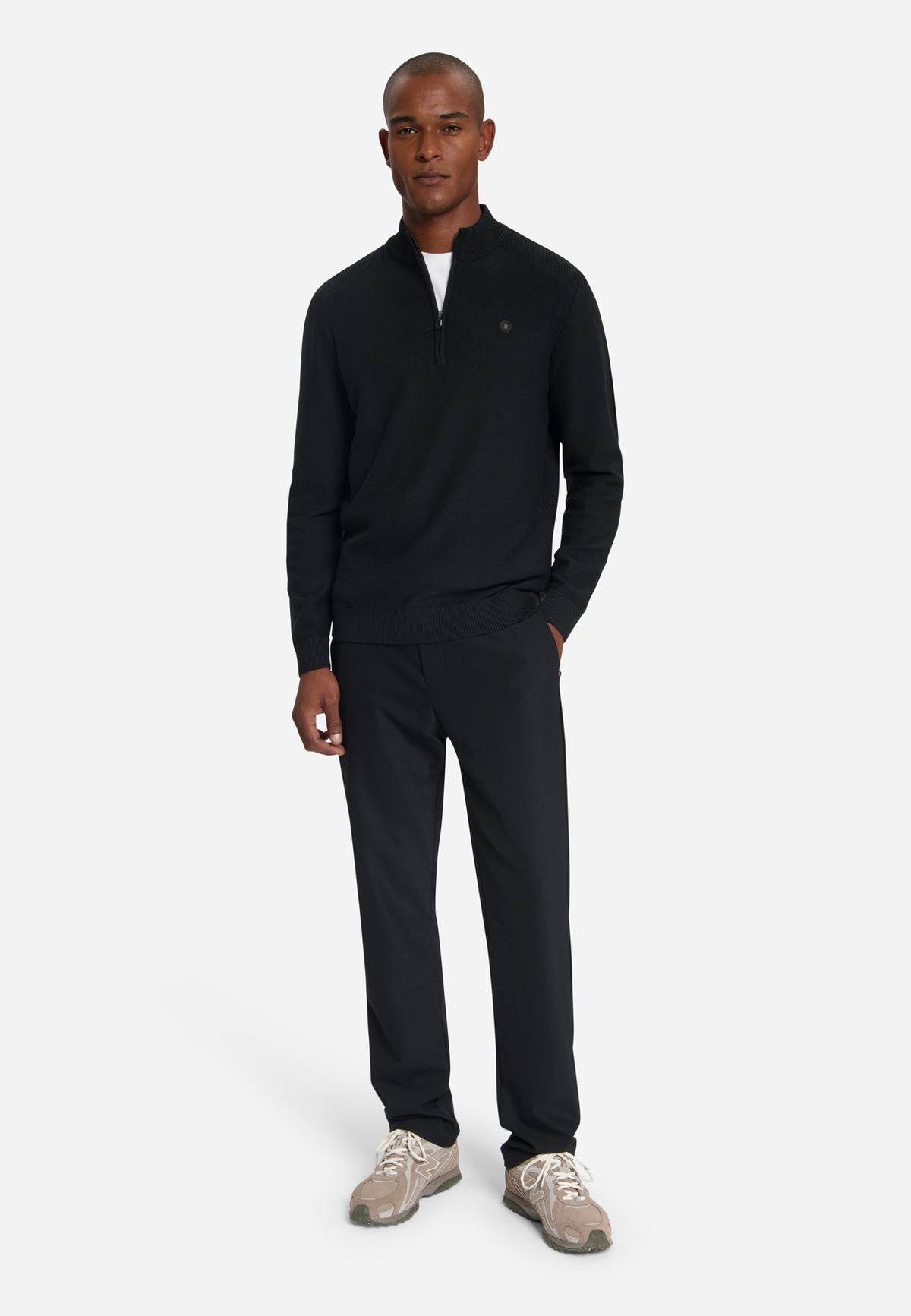 Half-Zip Jumper | Black