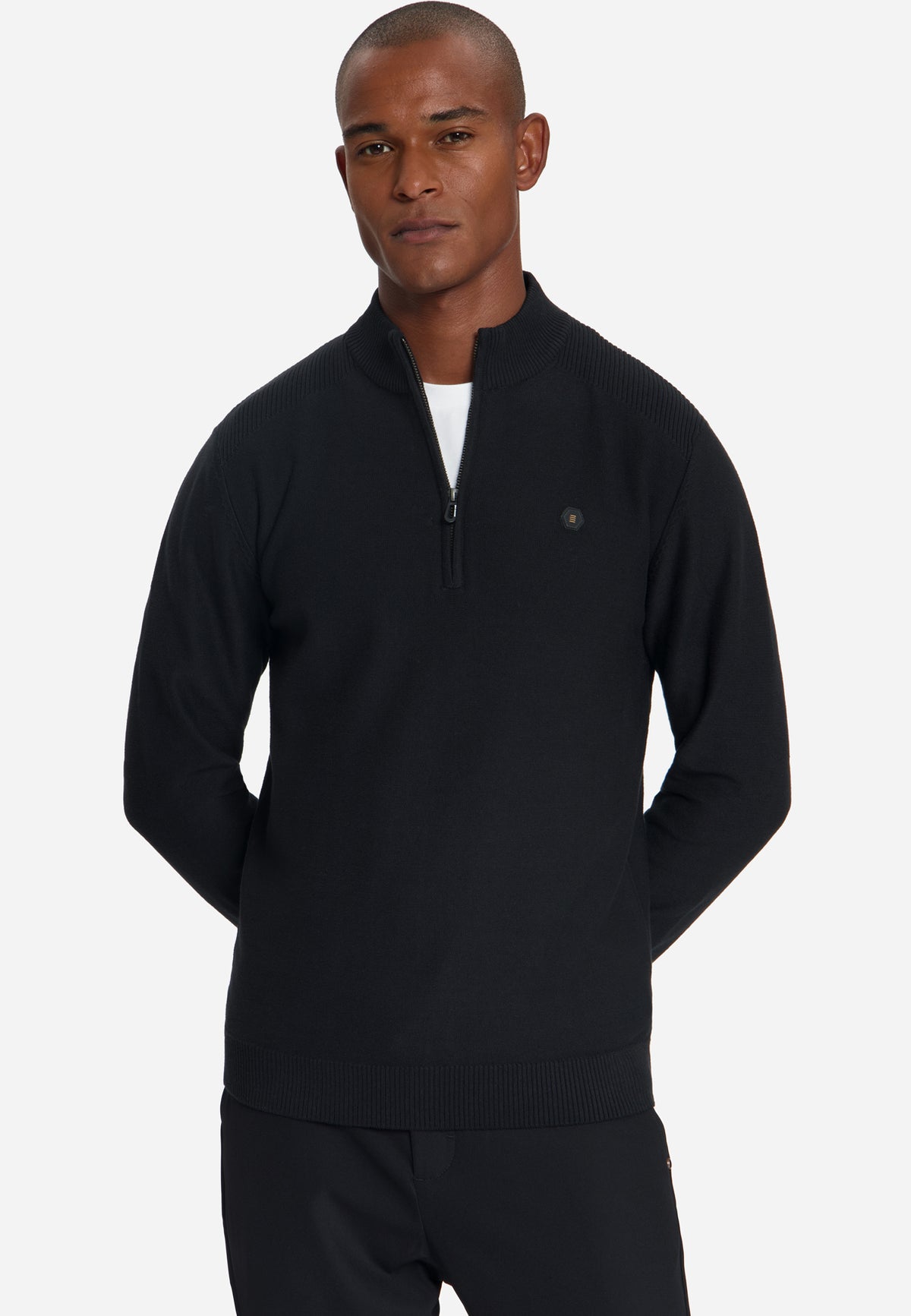 Half-Zip Jumper | Black
